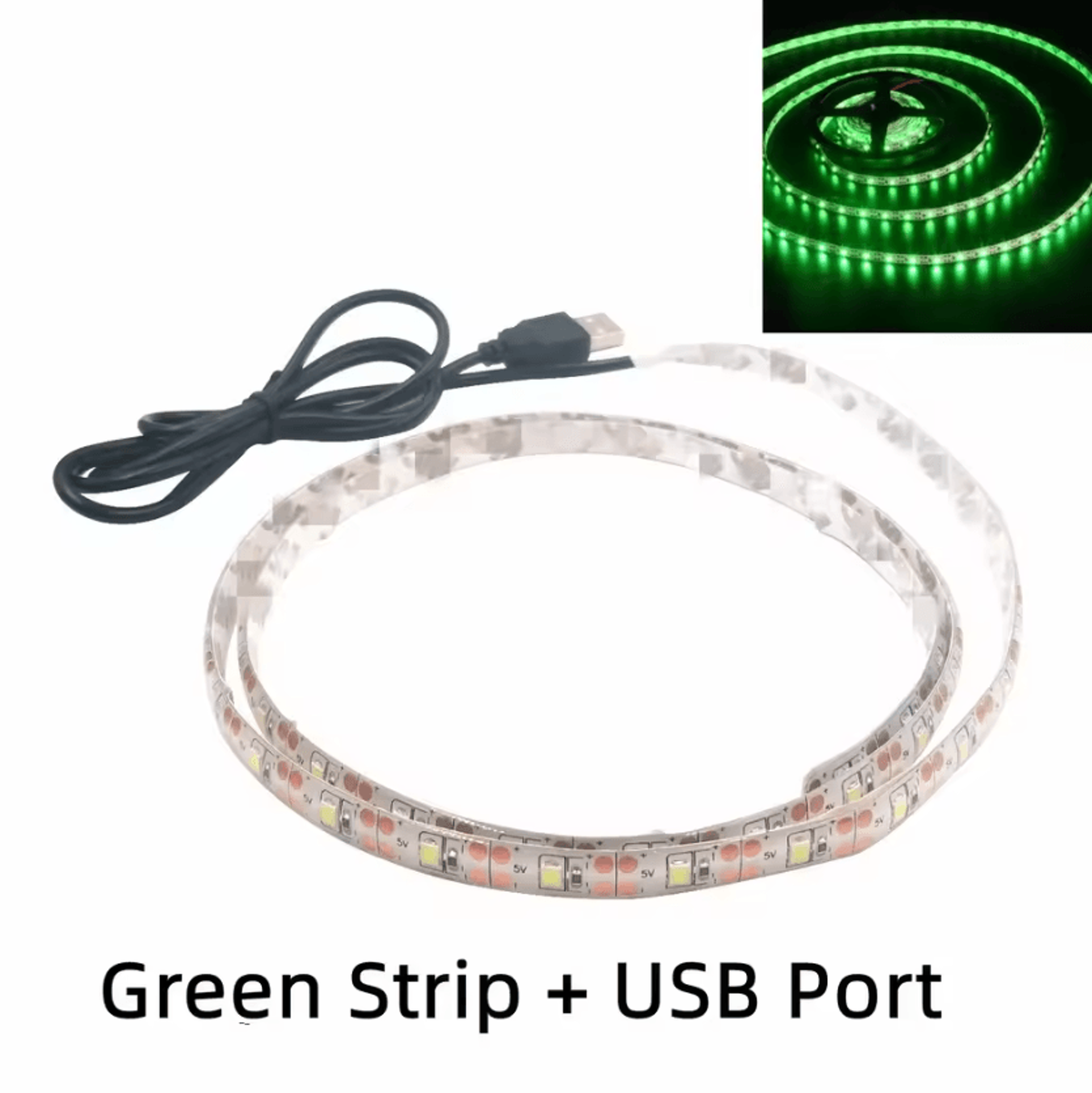 1M 5M USB LED Strip Lights For TV Backlight And Home Decors 12