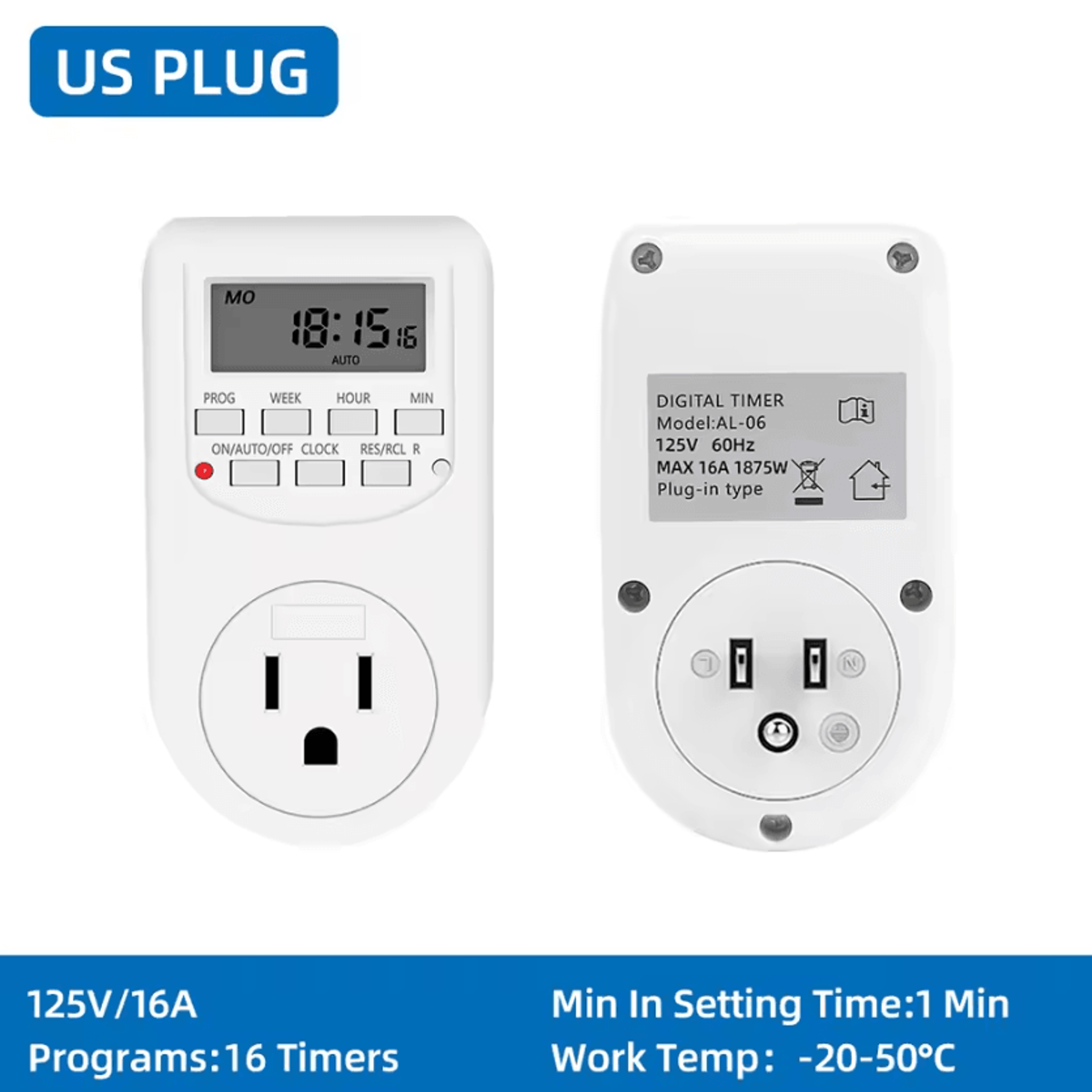 Weekly Programmable Digital Timer Plug For Automatic Appliance Control 6
