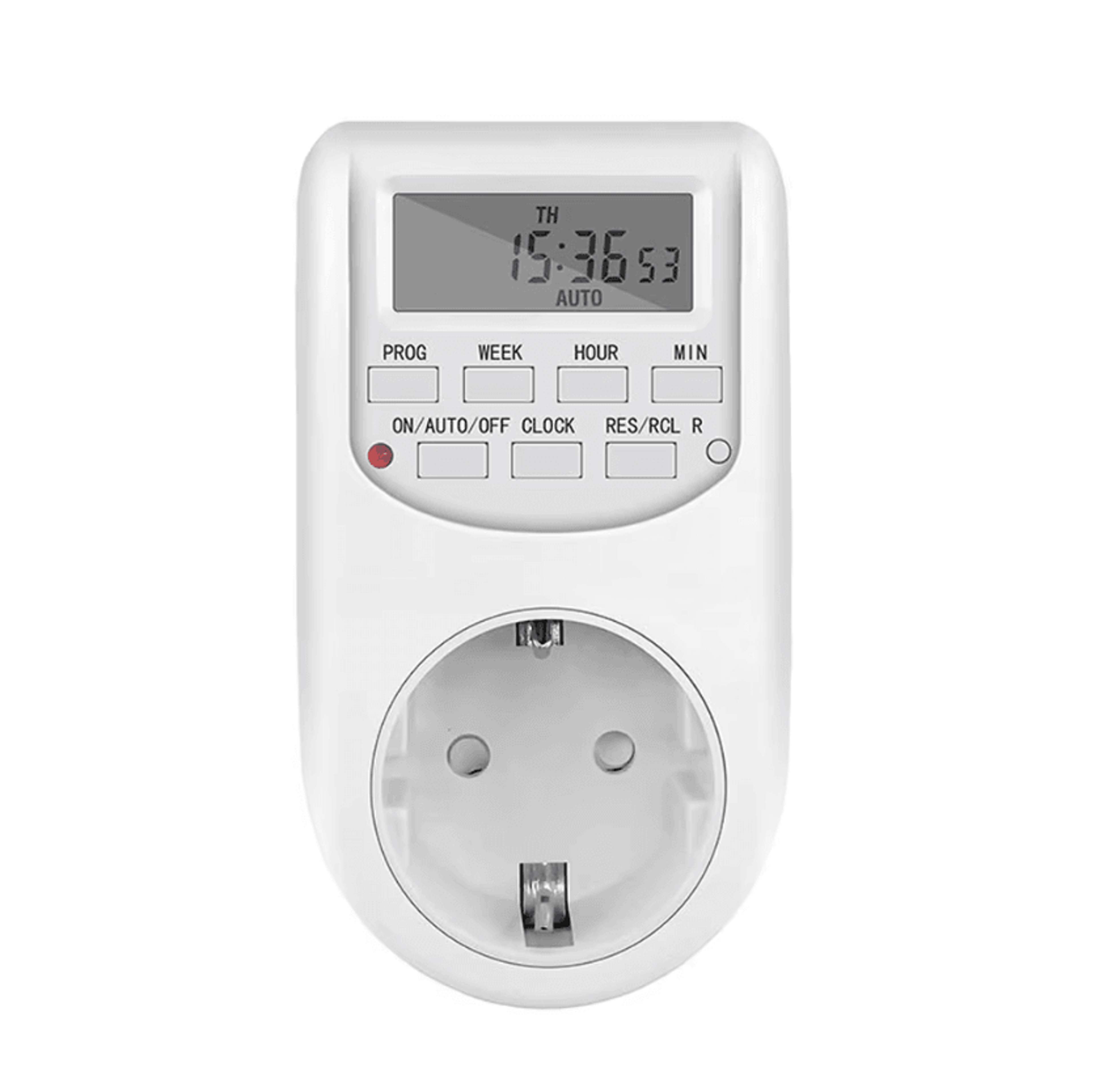 EU Plug Weekly Programmable Digital Timer Socket 1