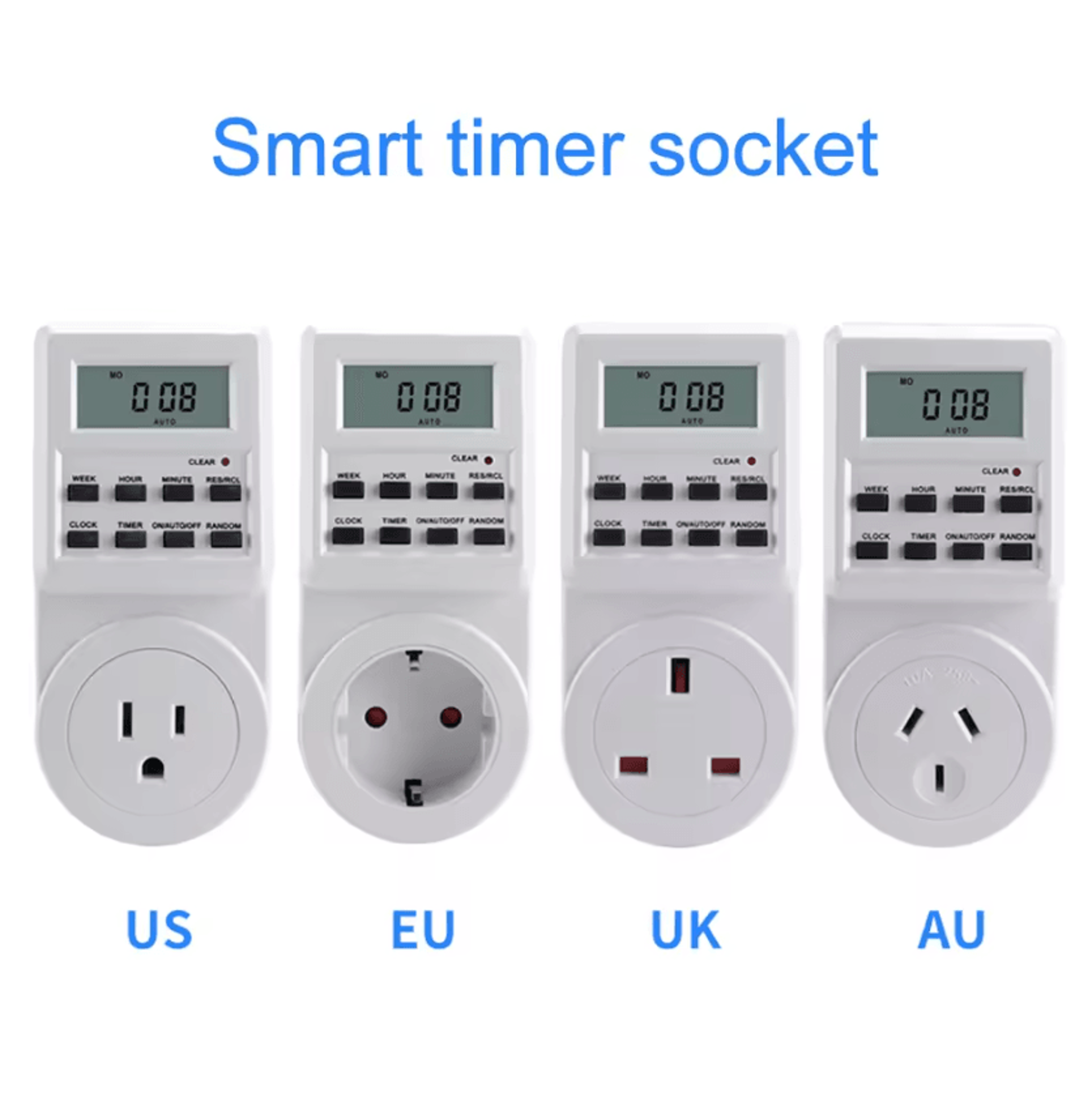 1224 Hour Programmable Digital Timer Outlet For Appliance Control 1