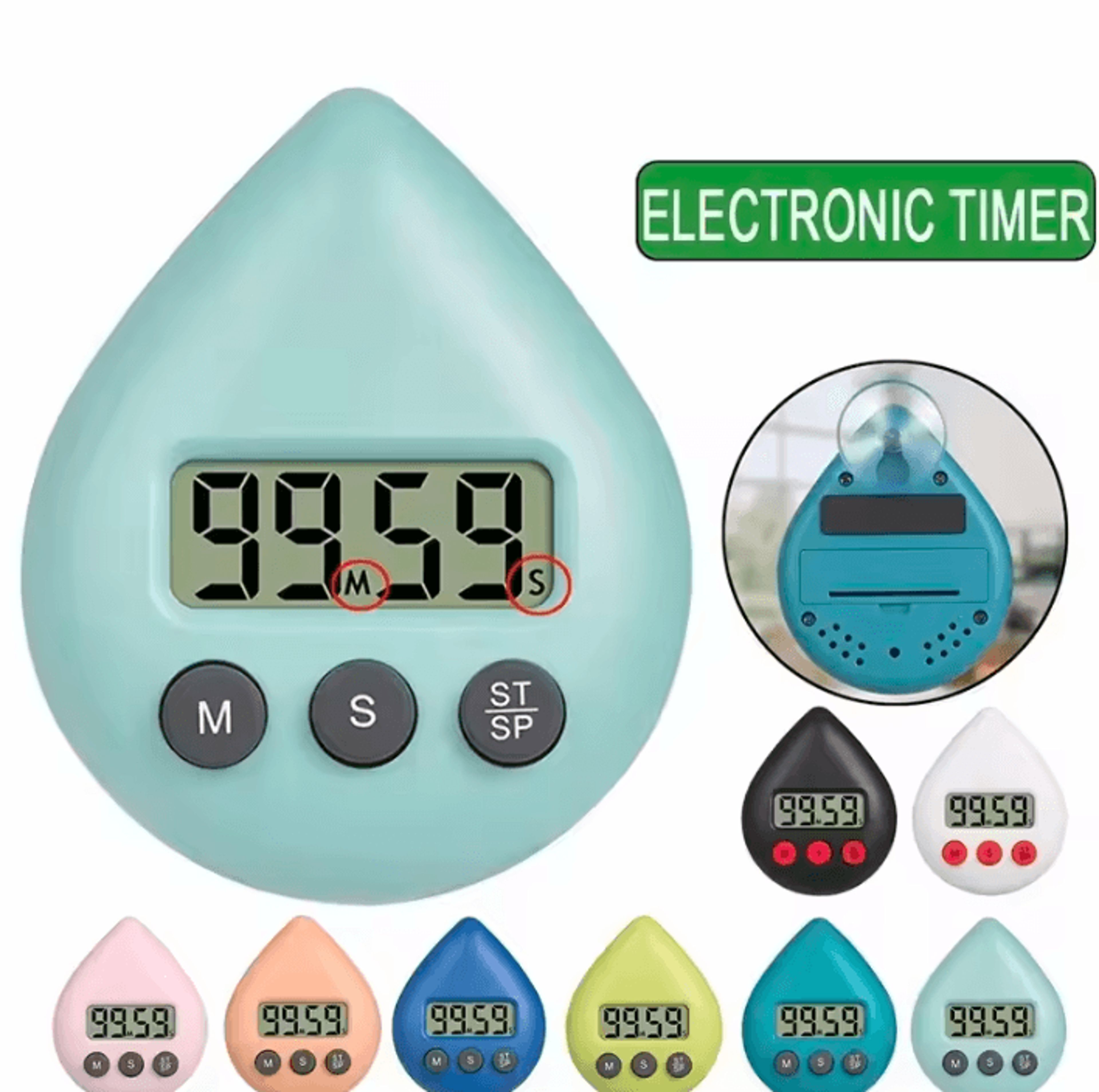60 Minute Mechanical Kitchen Countdown Timer 0