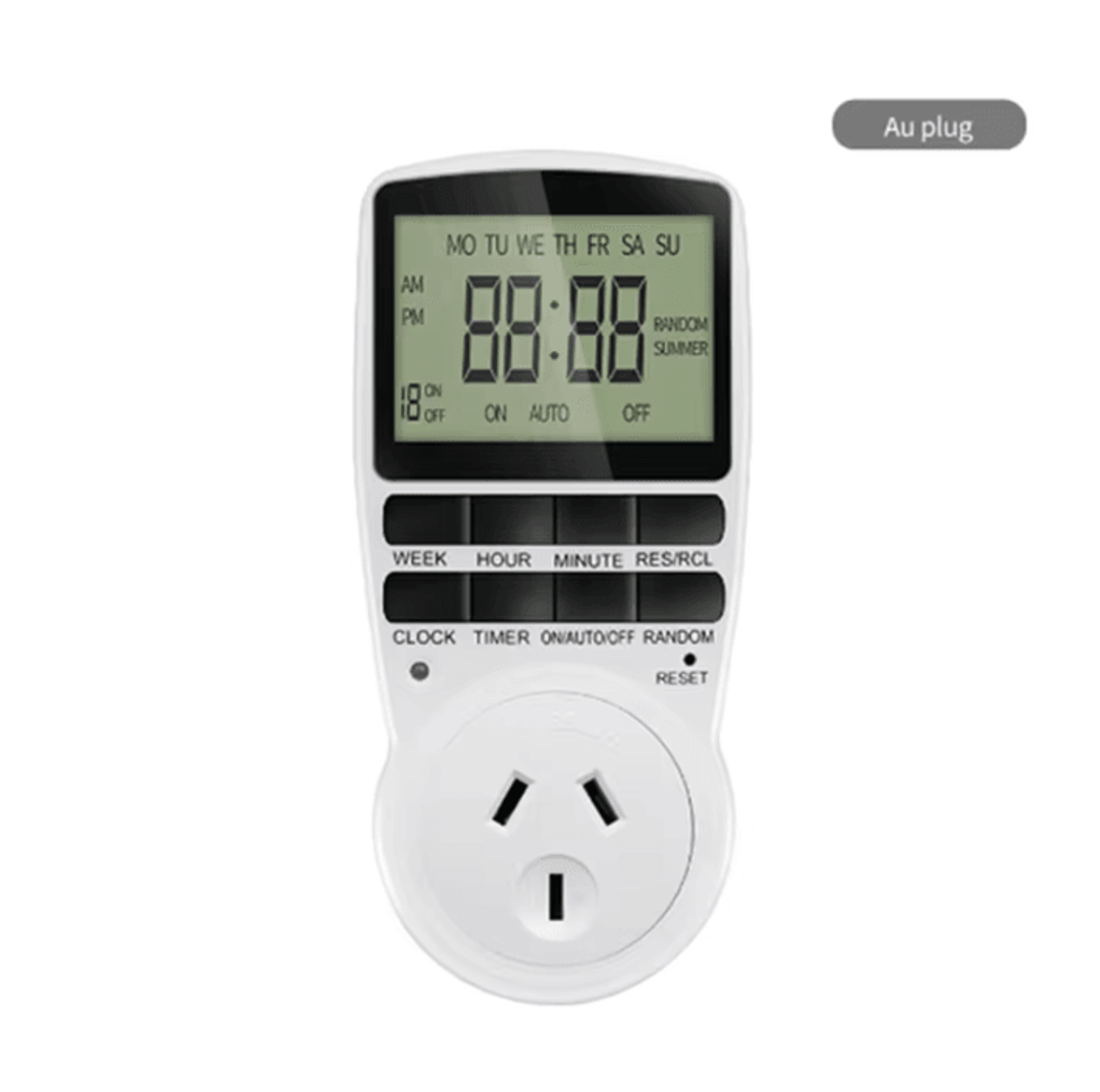 TM02 7 Day Programmable Digital Timer Outlet 6