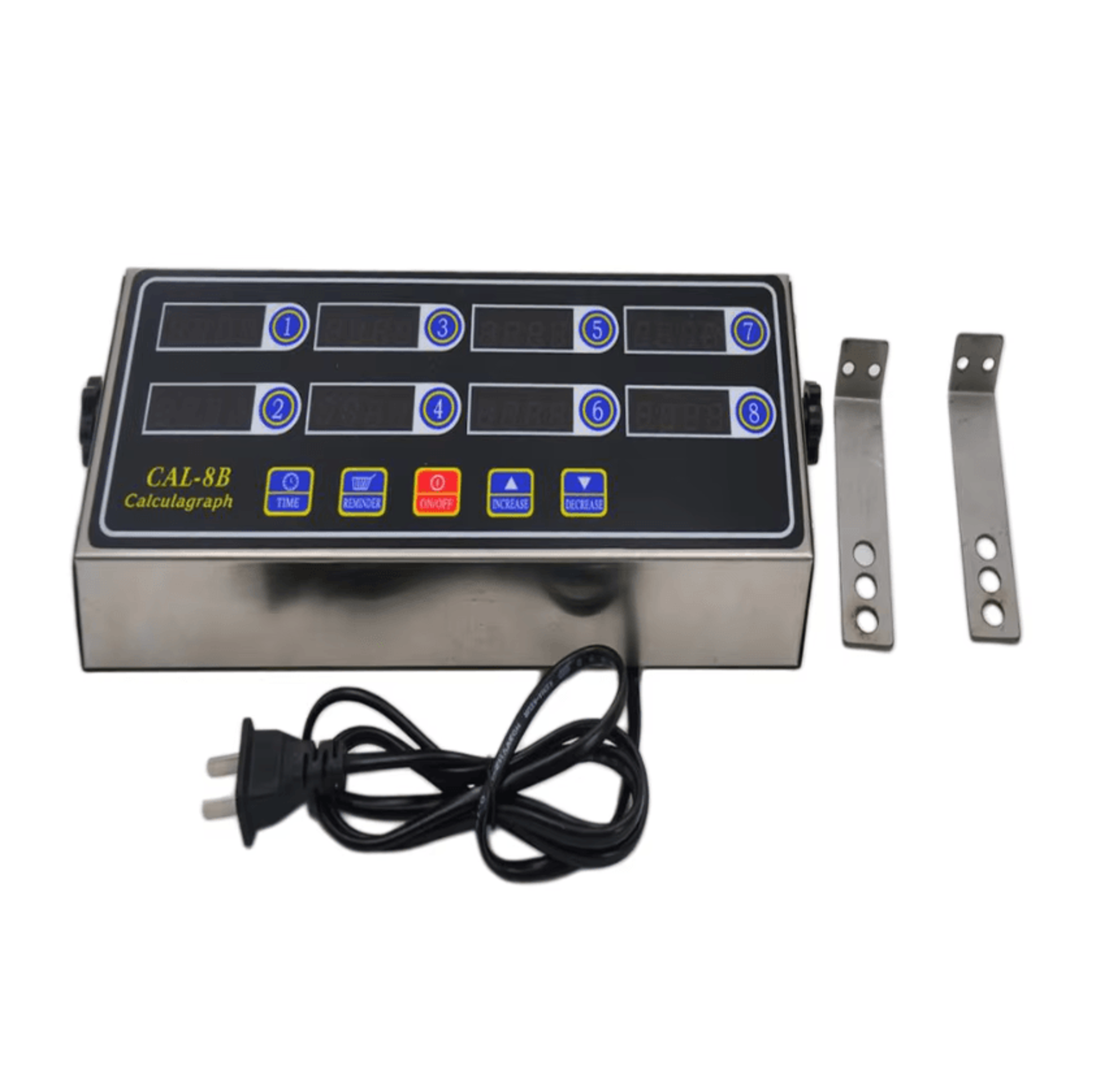 CAL8B Portable 8 Channel Digital Kitchen Timer 1