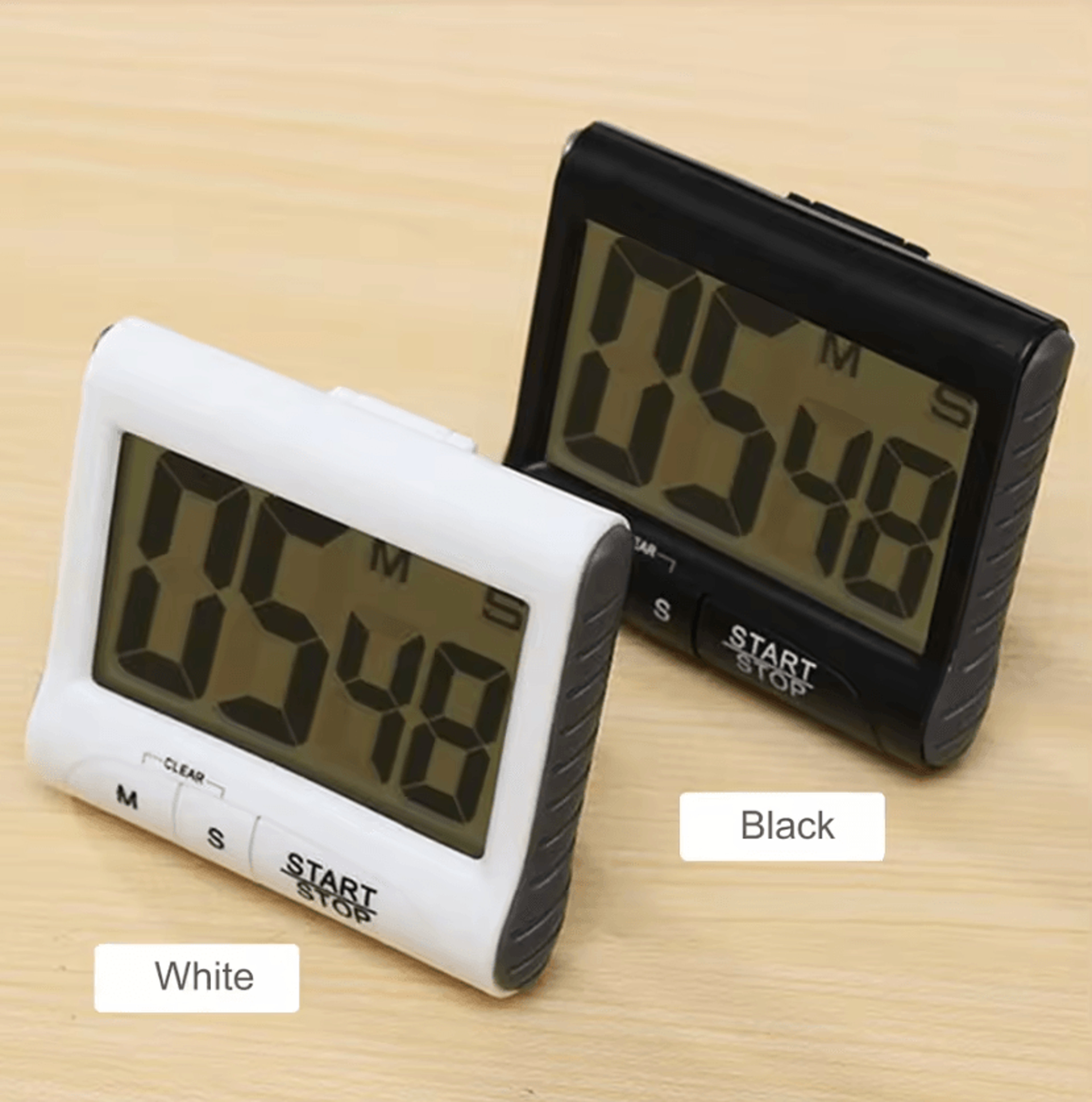 Magnetic LCD Digital Kitchen Timer With Loud Alarm 4