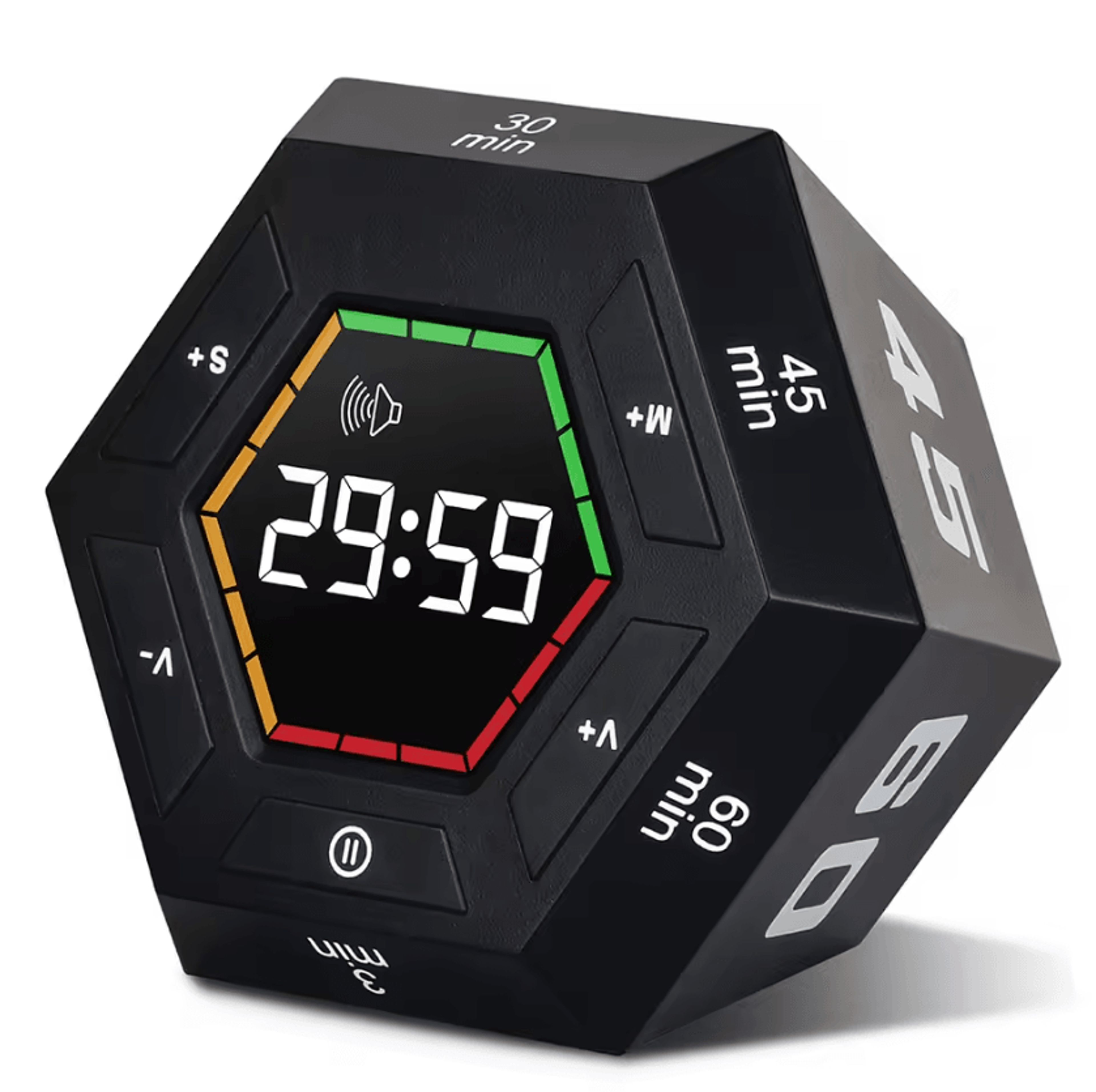 Hexagonal Visual Flip Digital Cube Timer 5