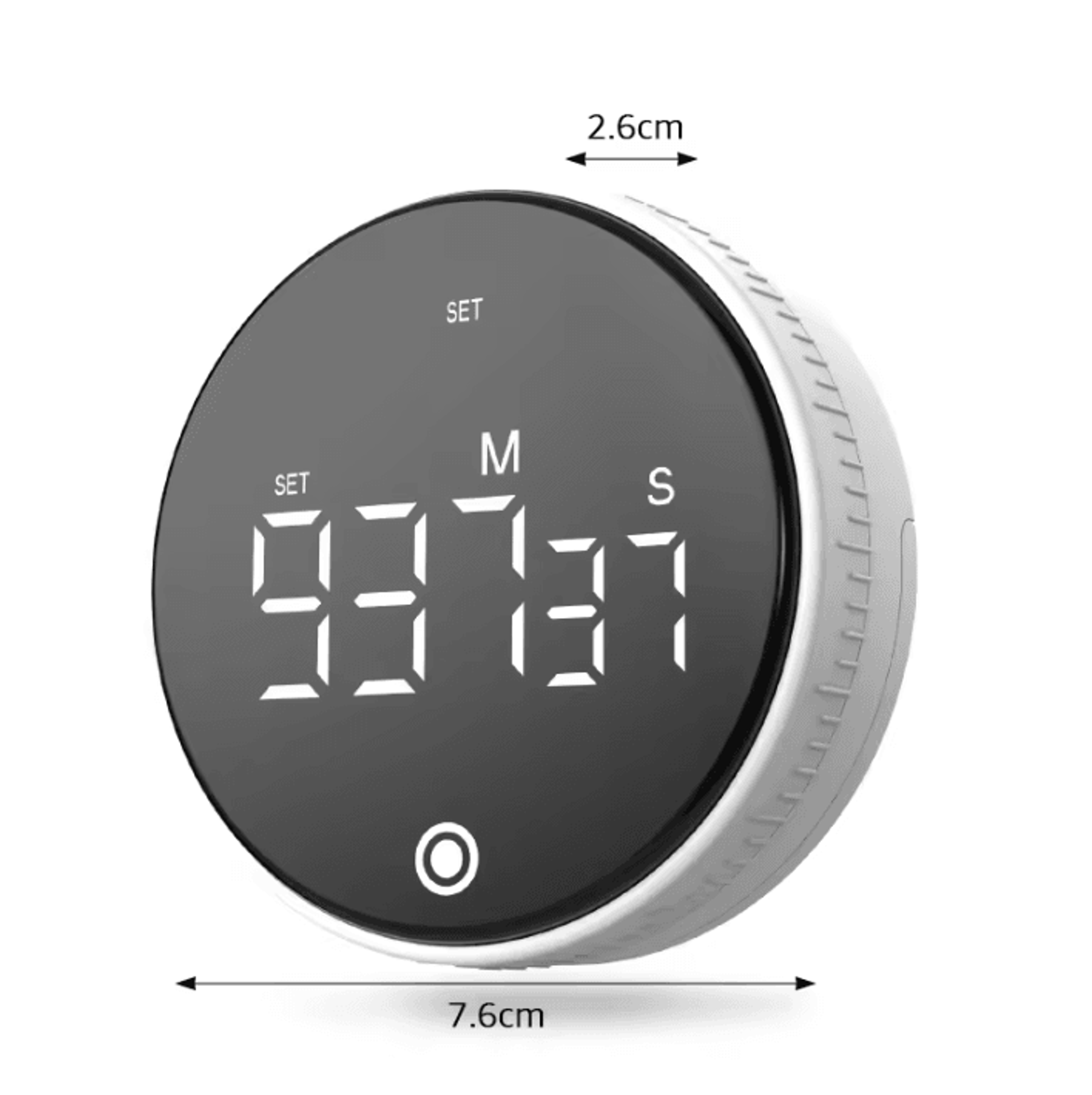 Magnetic Spin Digital Kitchen Countdown Timer 4