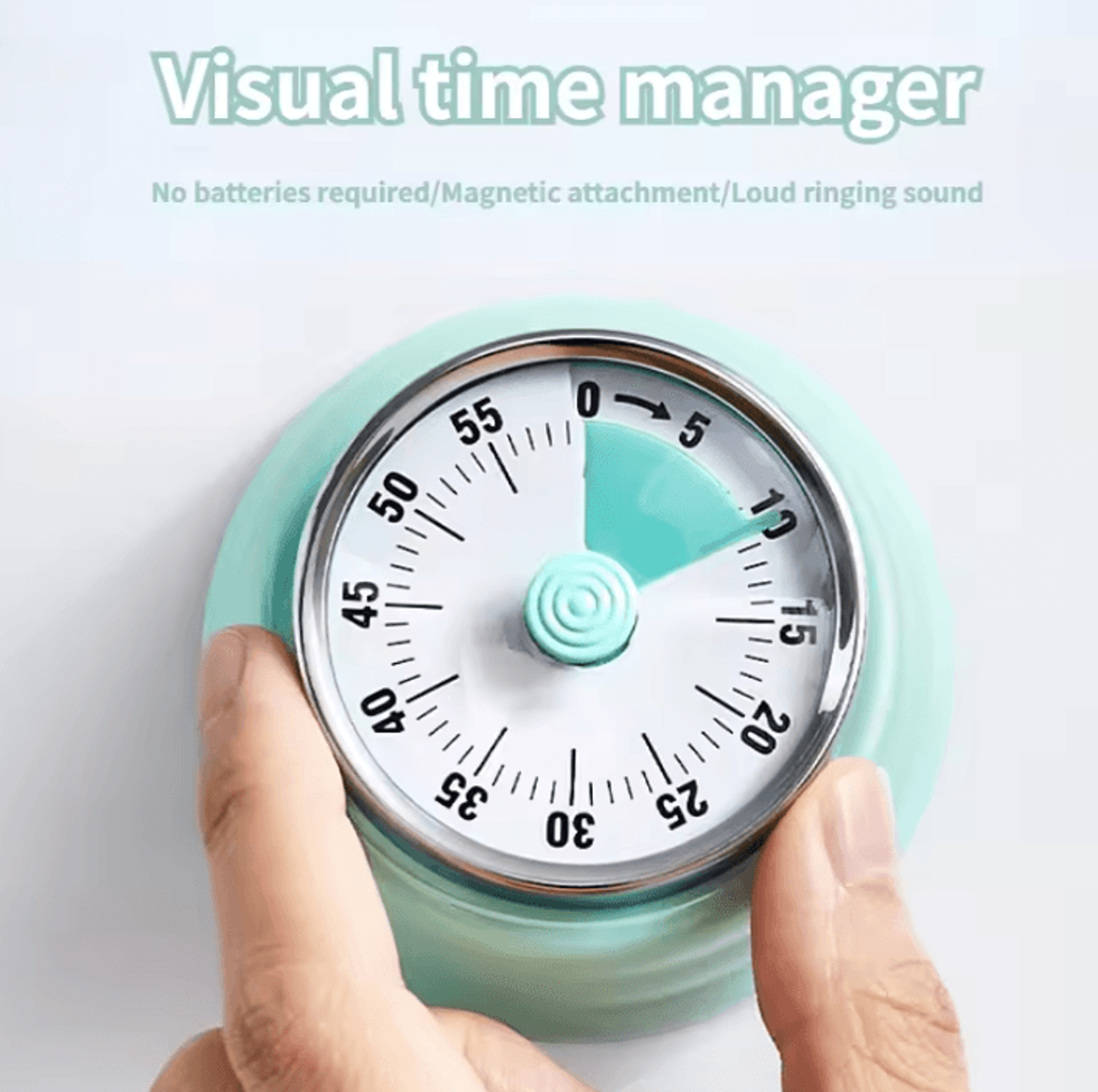 Zackoo 60 Minute Visual Kitchen Timer With Magnetic Back 1