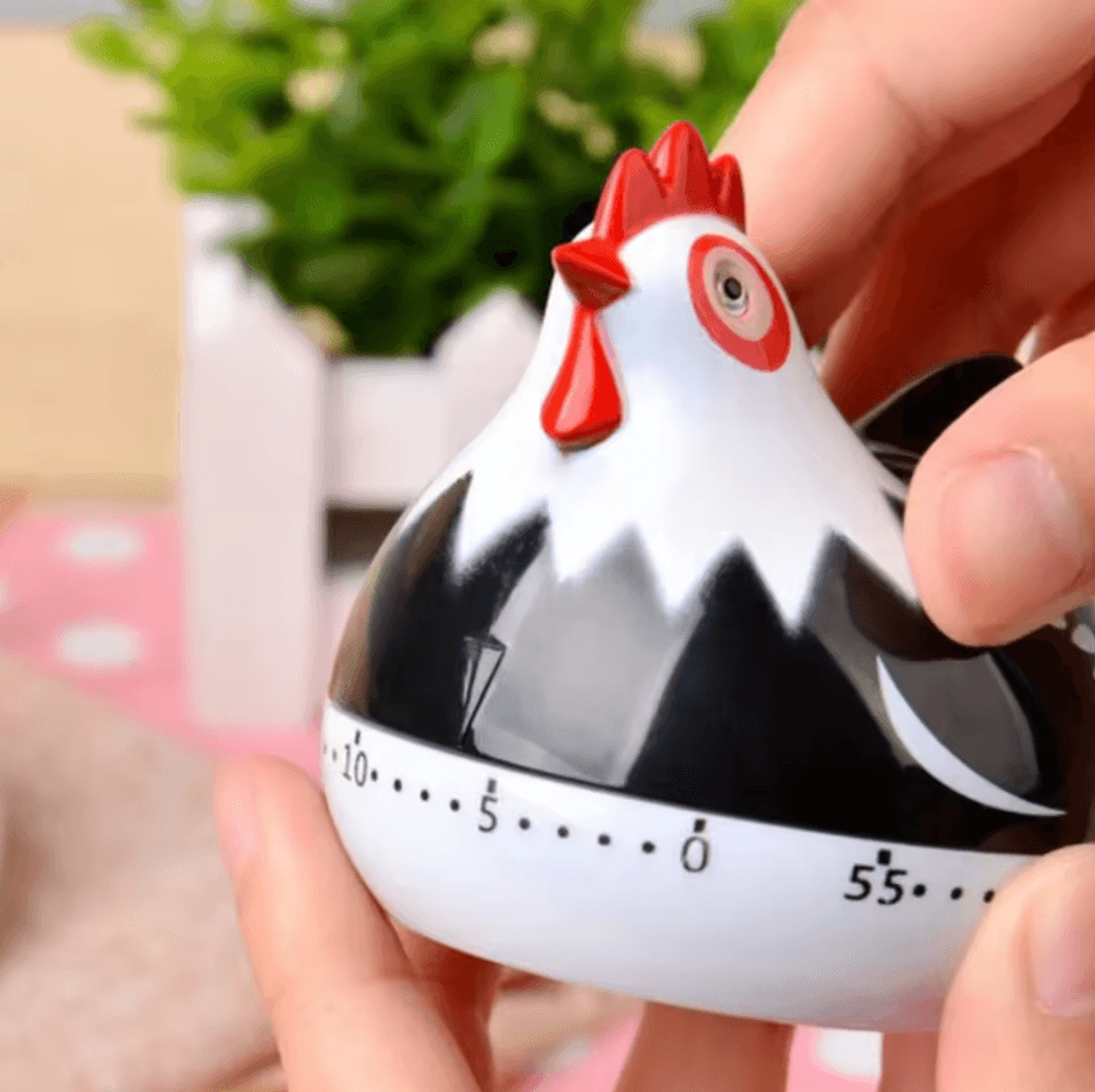 Cute Chicken Mechanical Kitchen Timer For Cooking And Baking 2