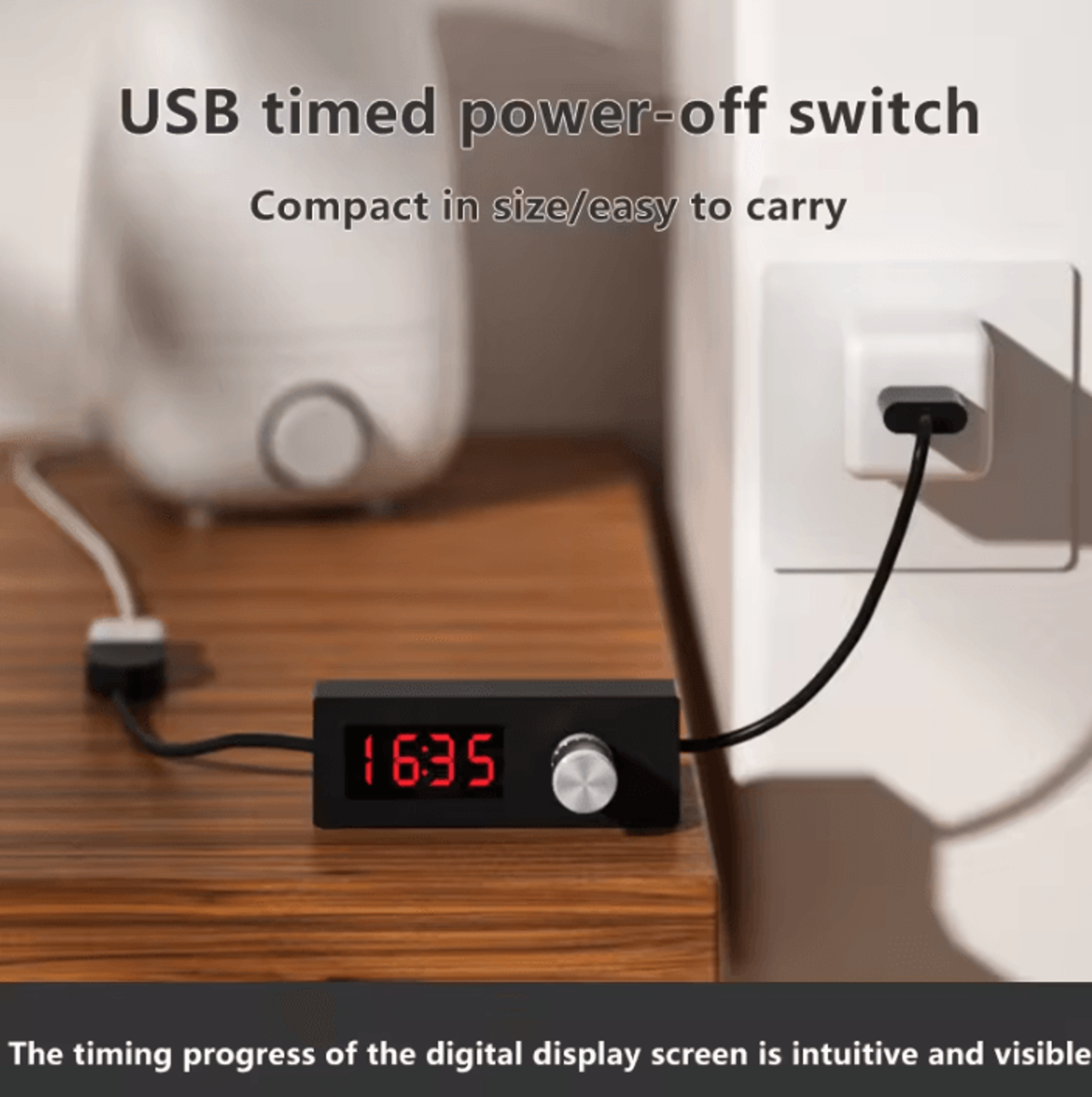 24 Hour Automatic Shutdown USB Countdown Timer Switch 1