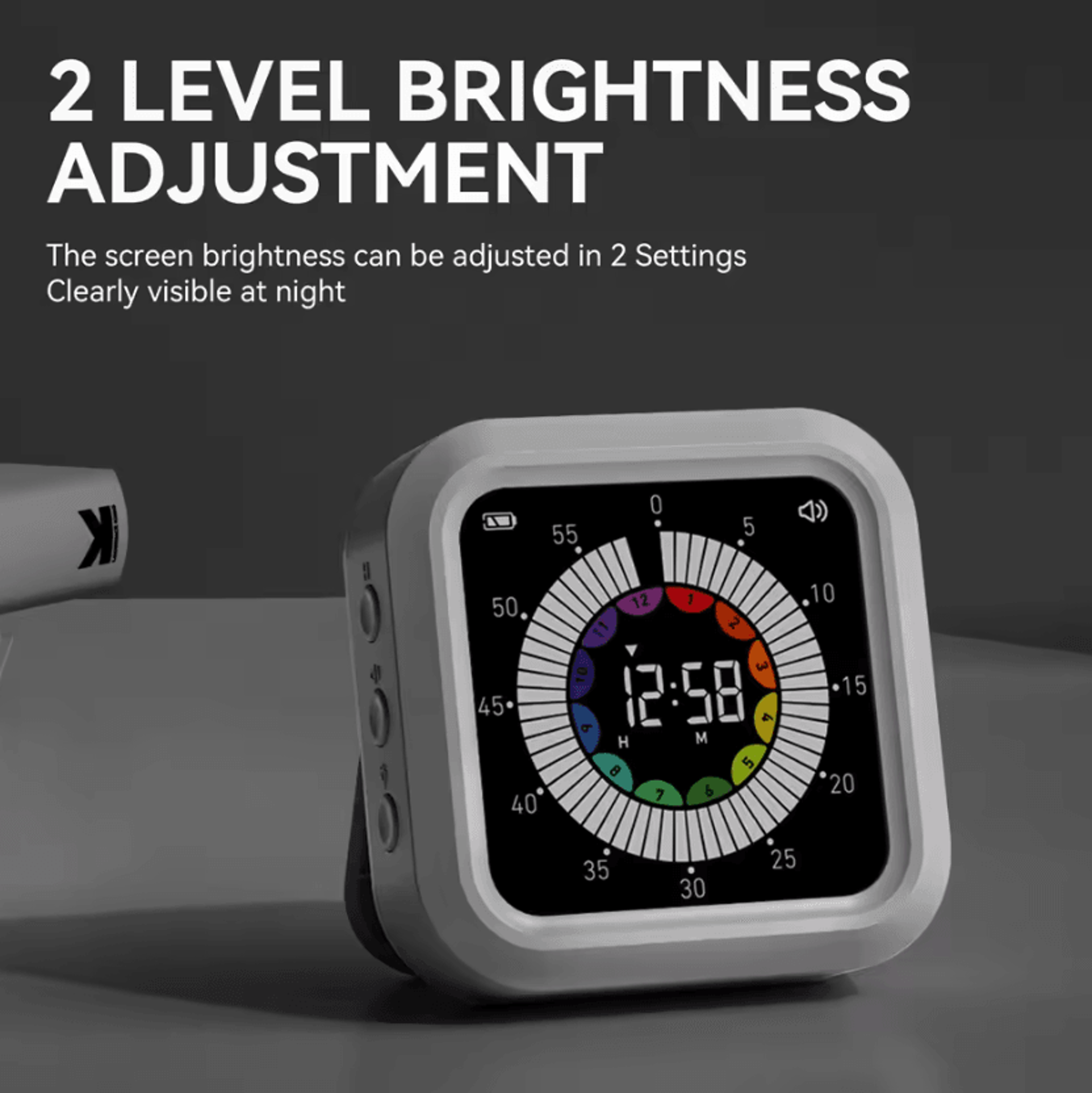TINSOL 60 Minute Silent Visual Timer For Study And Focus 3