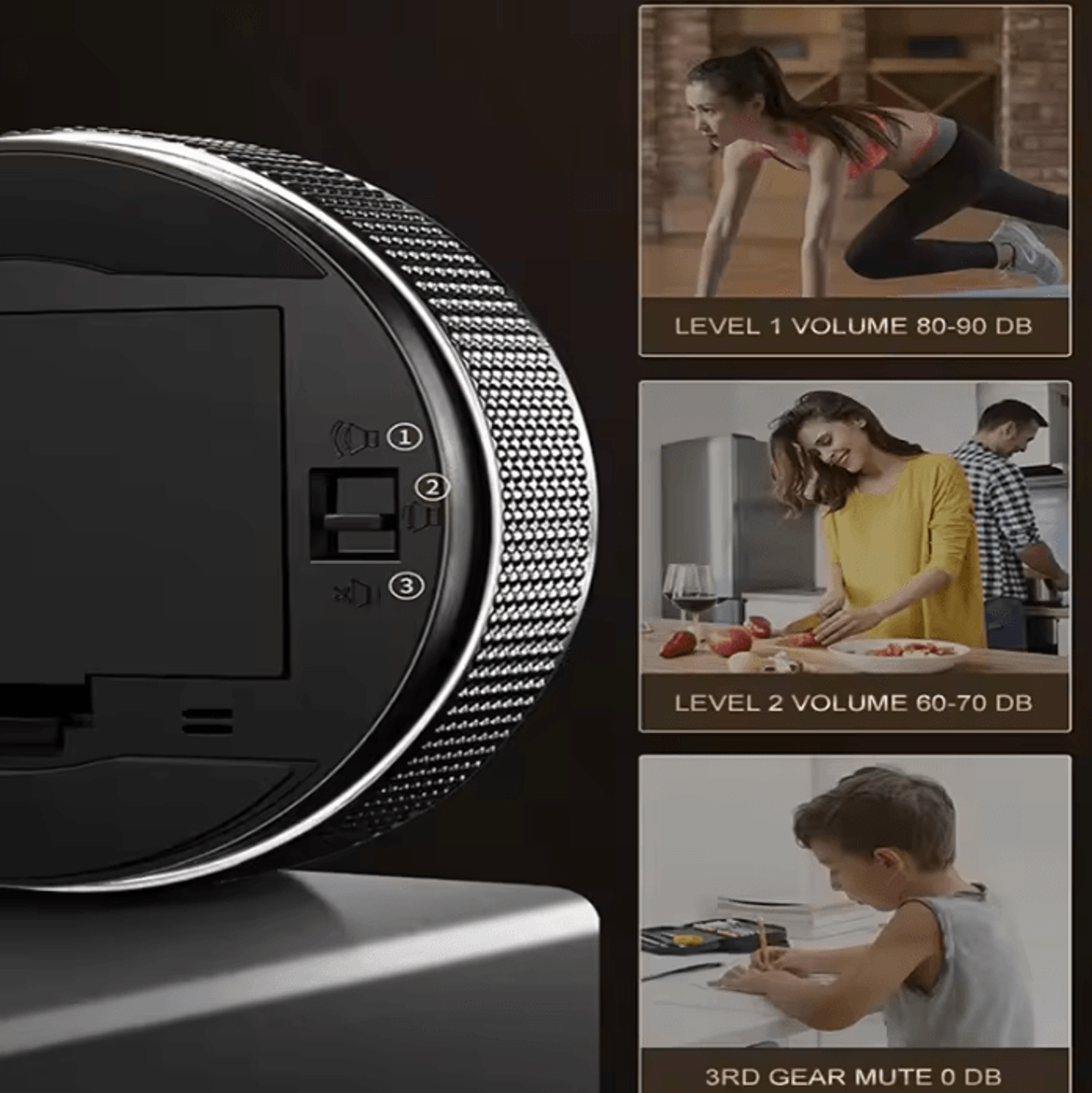Magnetic Digital Kitchen Timer With Rotary Dial And LED Display 2