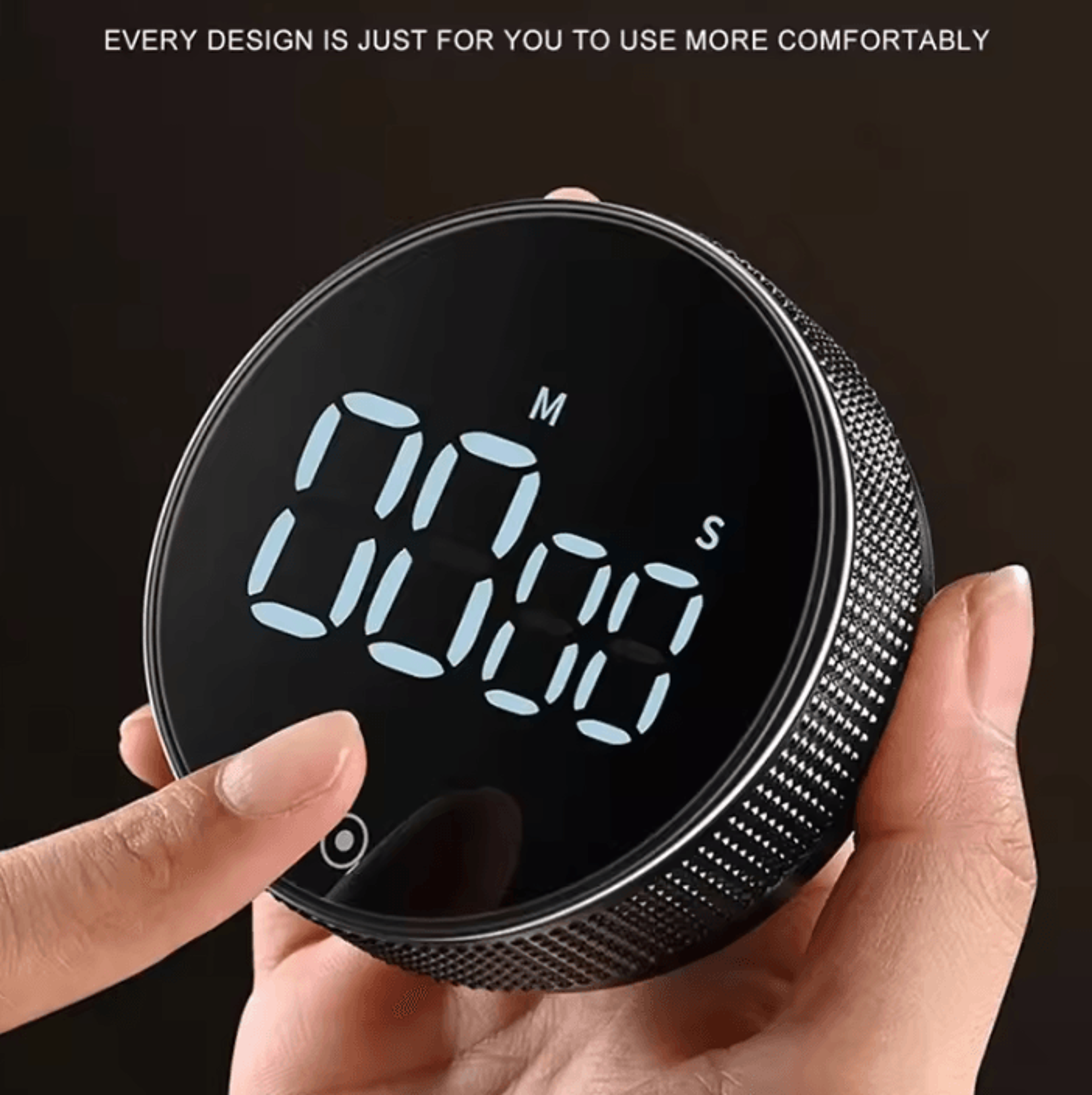 Magnetic Digital Kitchen Timer With Rotary Countdown Control 1