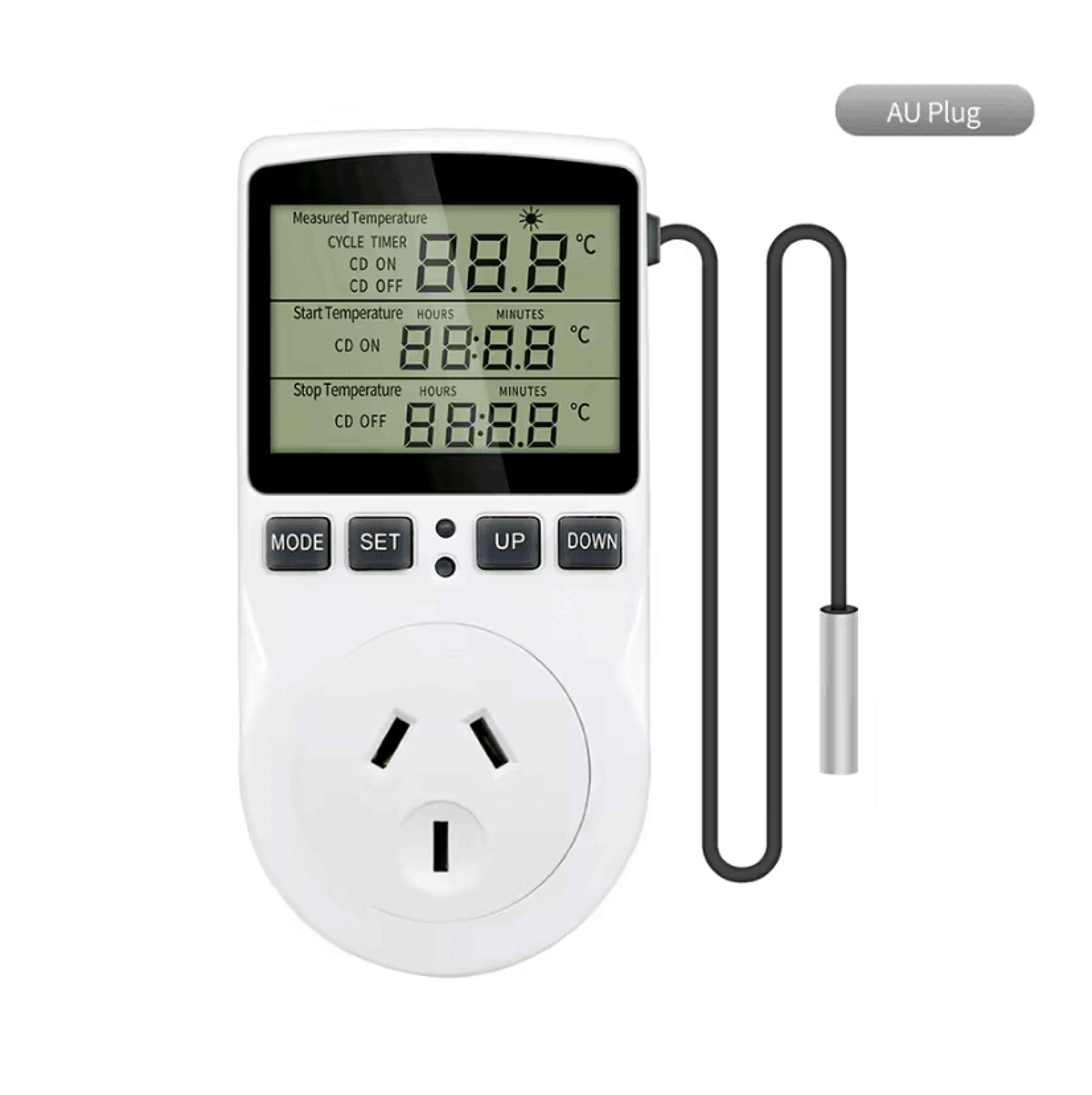 Digital Thermostat Timer Socket For Heating And Cooling 6