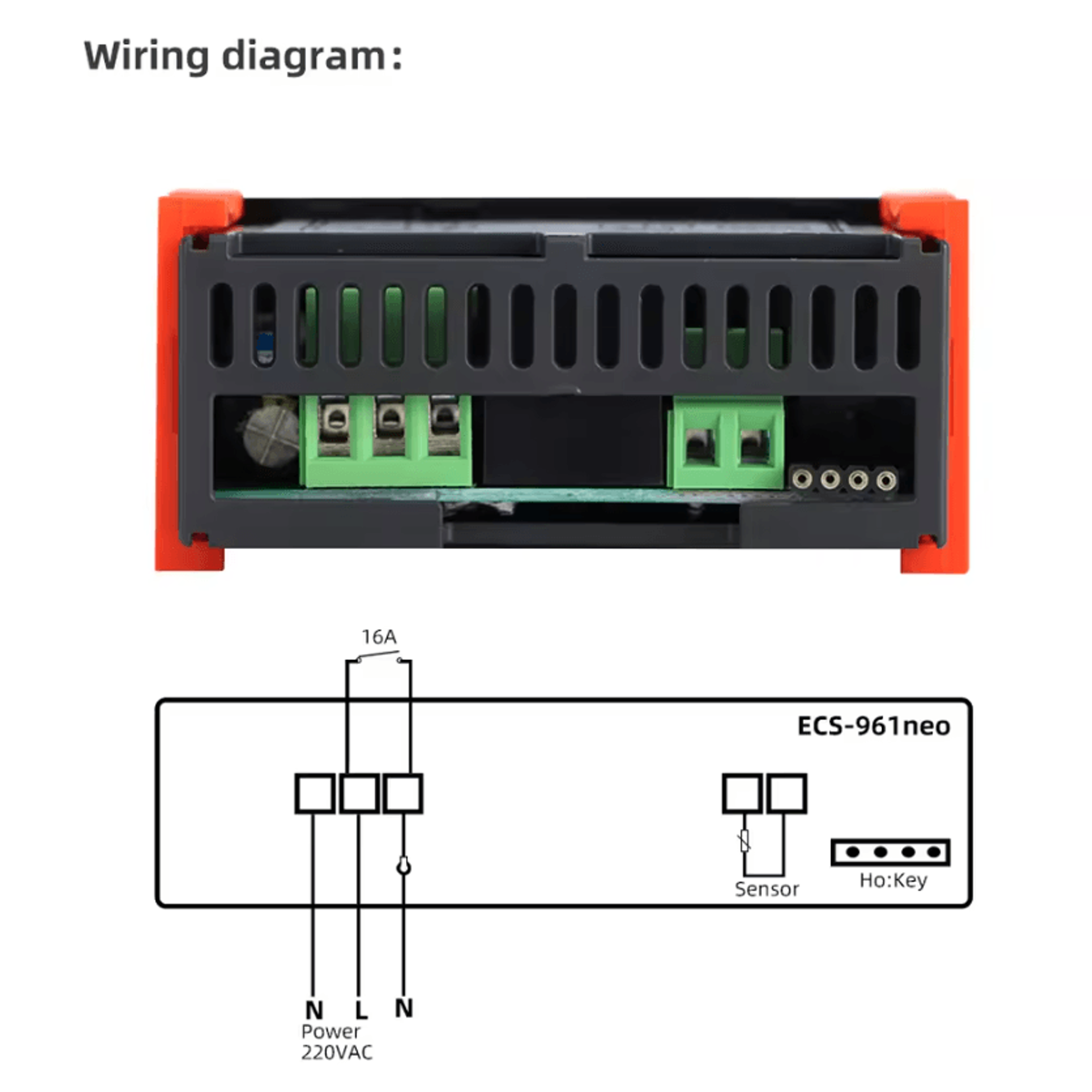 ECS961NEO Digital Temperature Controller For Refrigeration And Heating 4