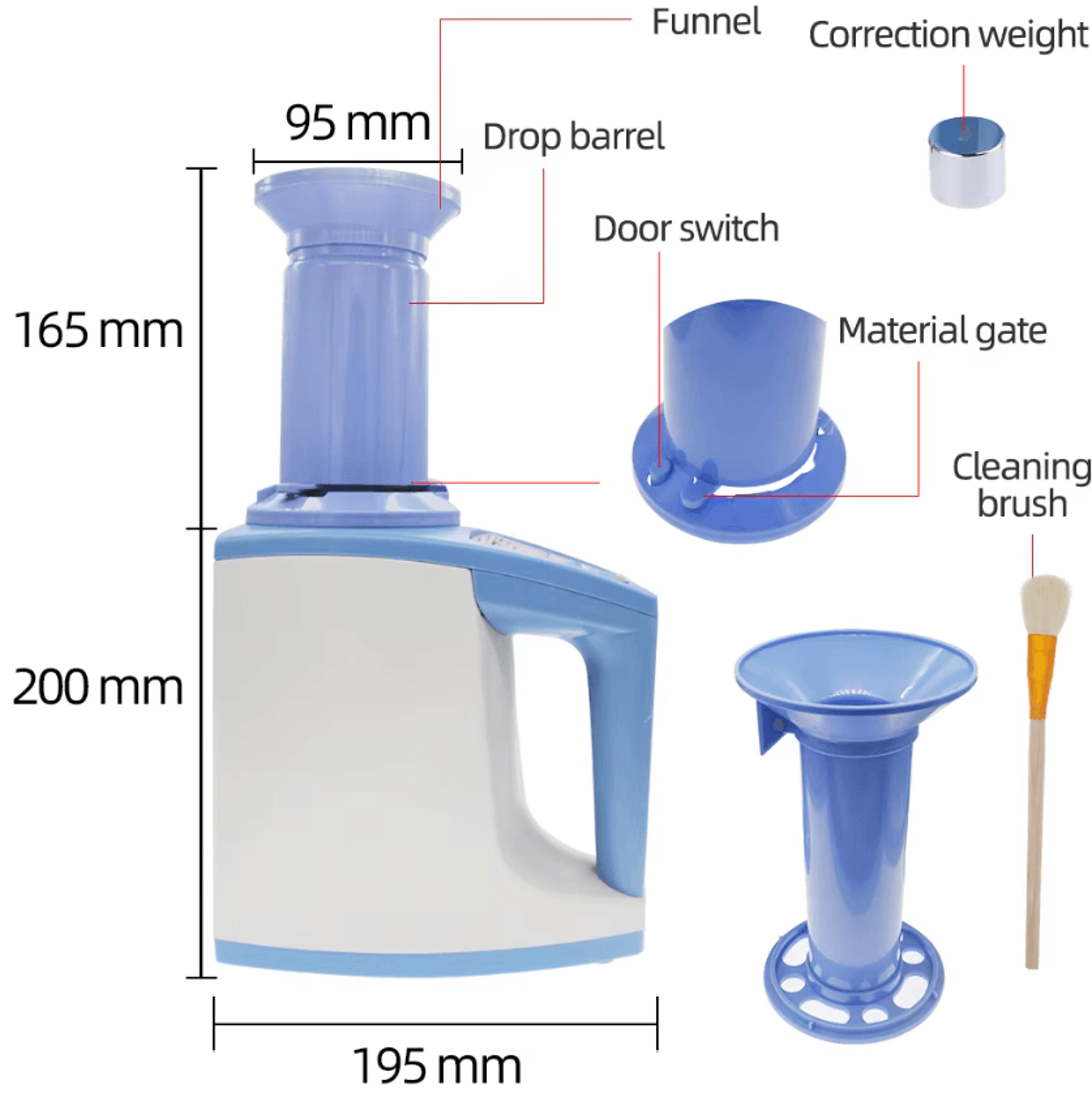 Digital Grain Moisture Meter For Corn Wheat Rice Beans And Peanuts 2