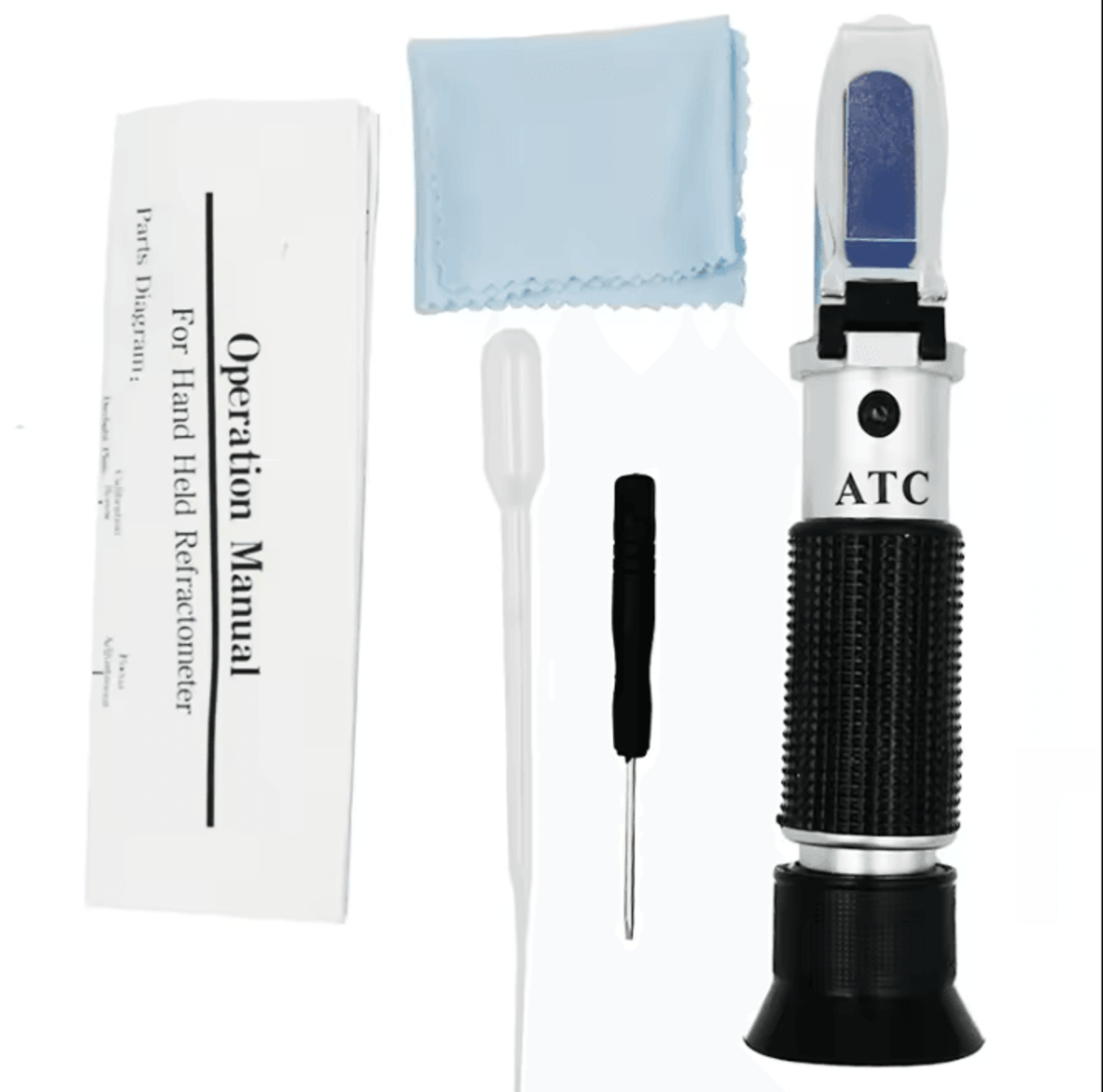 010 Brix Handheld Sugar Refractometer With ATC 4