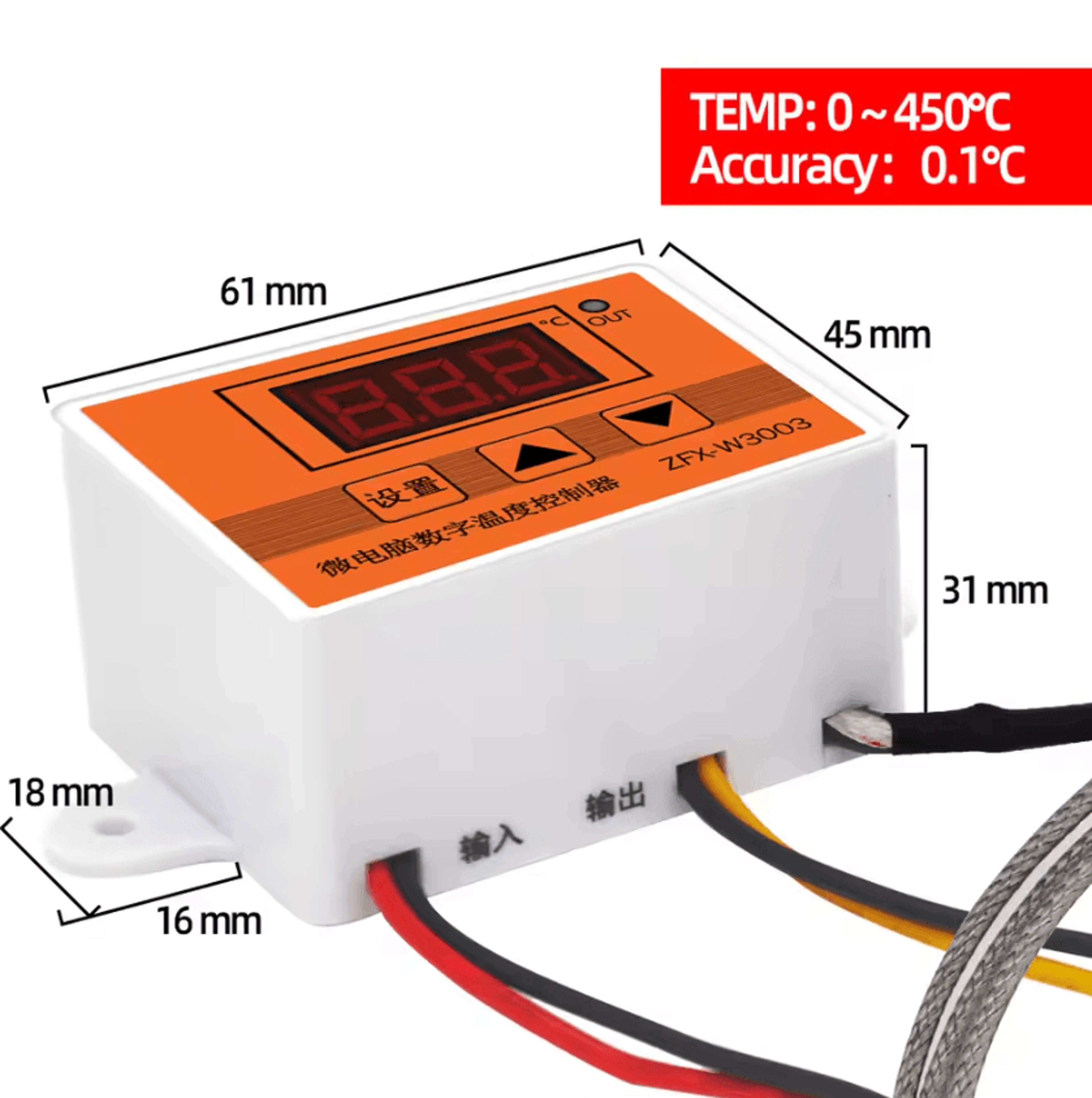 ZFXW3003 Digital Temperature Controller For Heating And Cooling 2