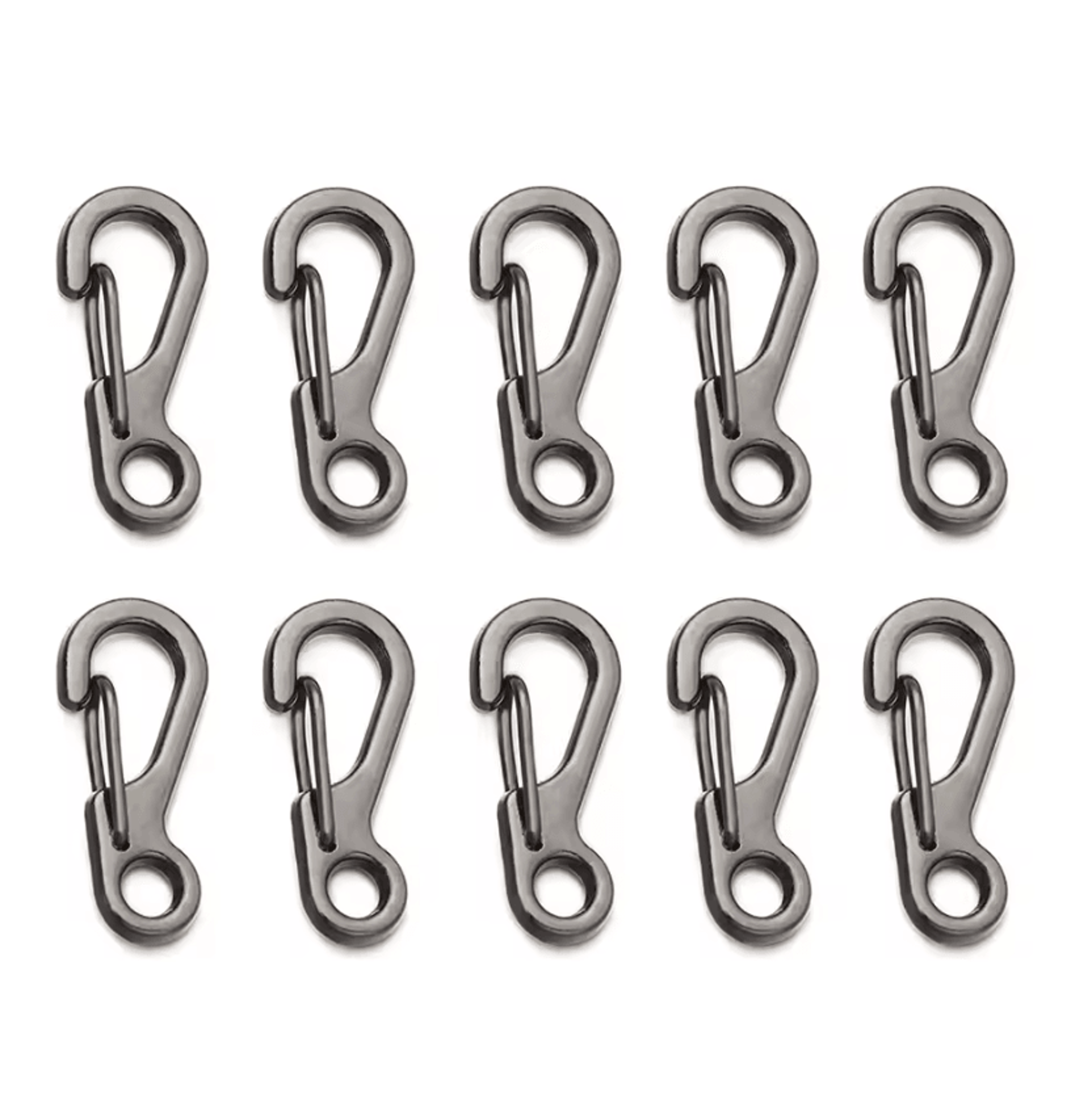 Mini DRing Carabiner Keychain Clips For Camping And EDC Gear 6