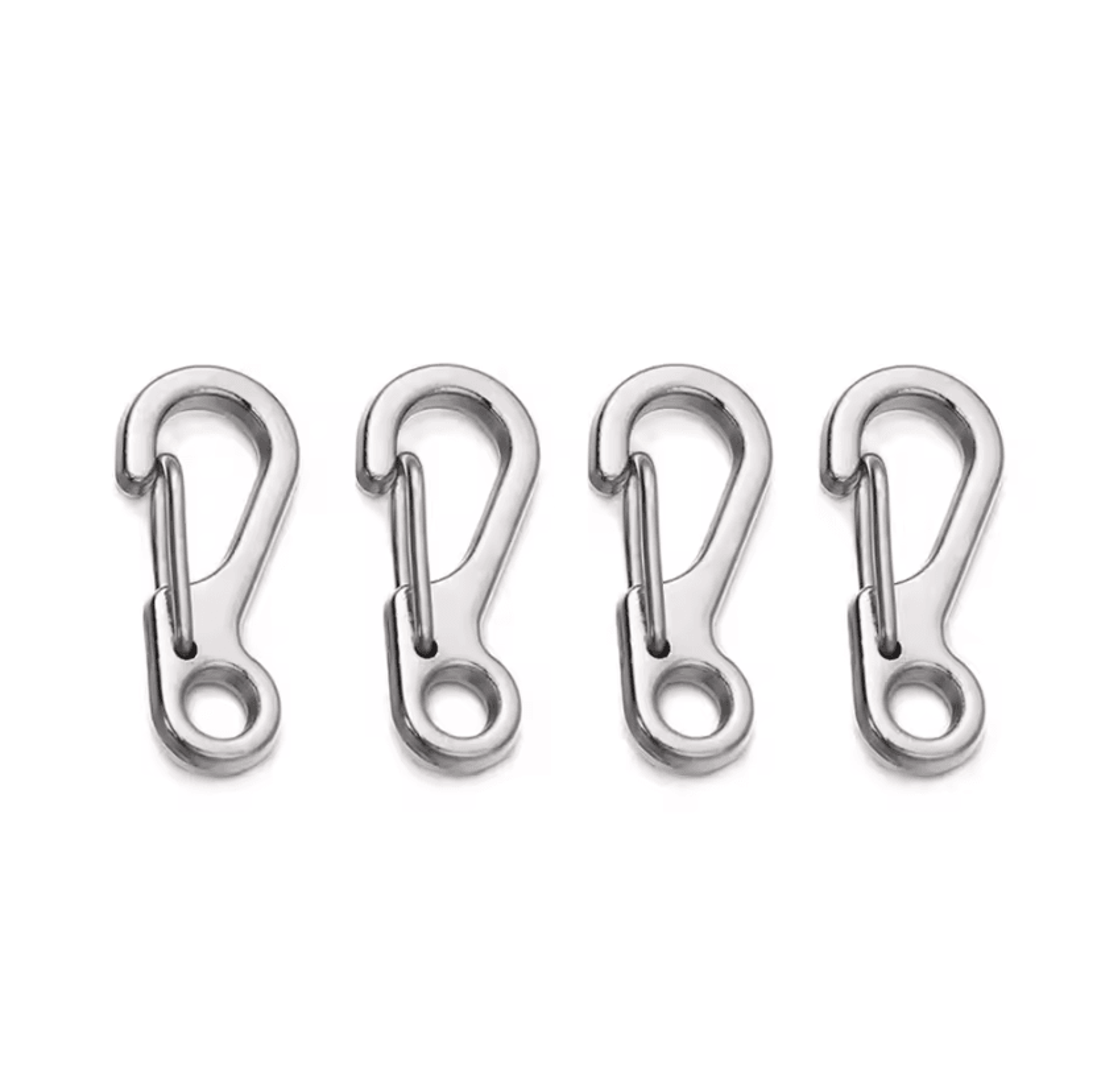 Mini DRing Carabiner Keychain Clips For Camping And EDC Gear 7