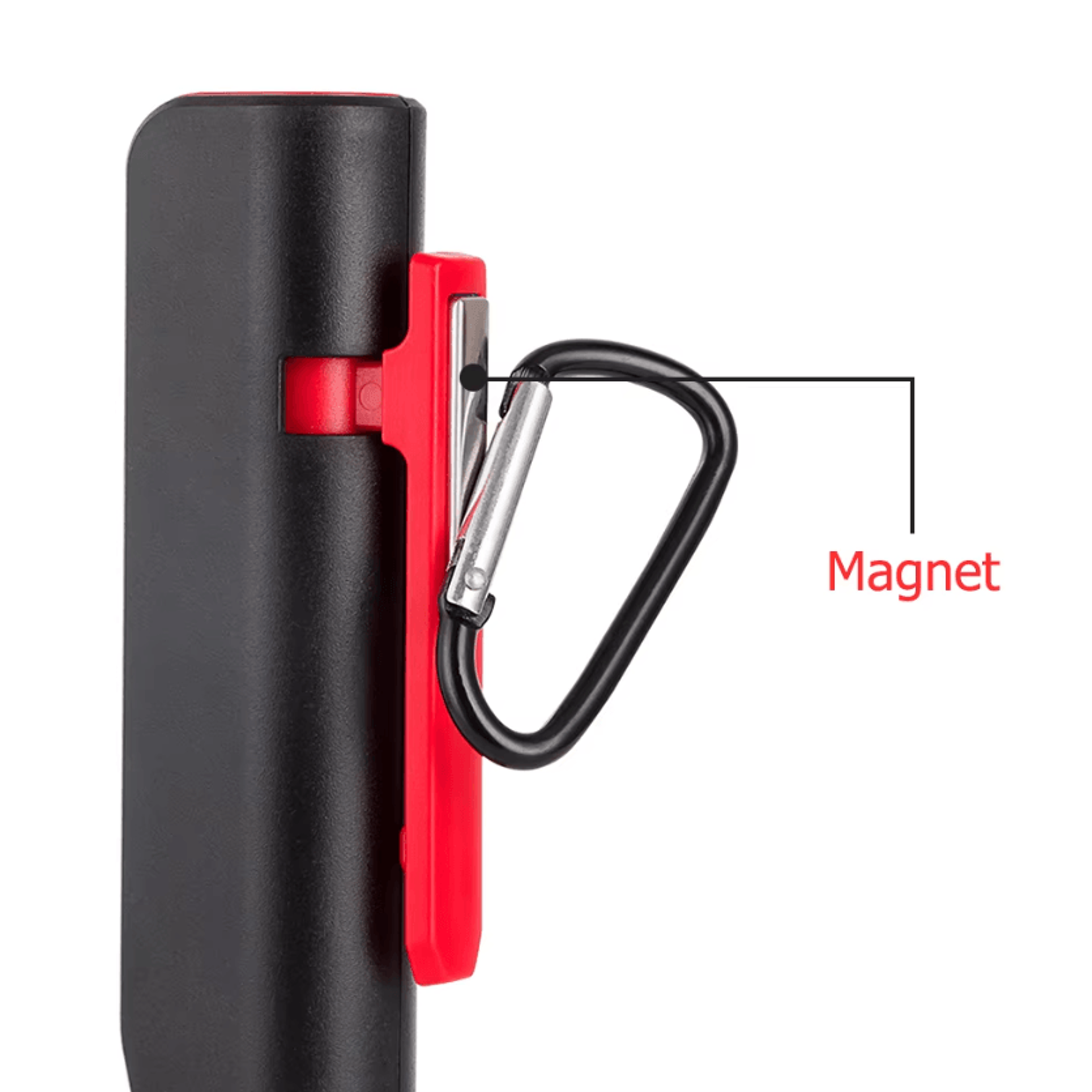 Rechargeable Magnetic COB LED Work Light With Pen Clip 4