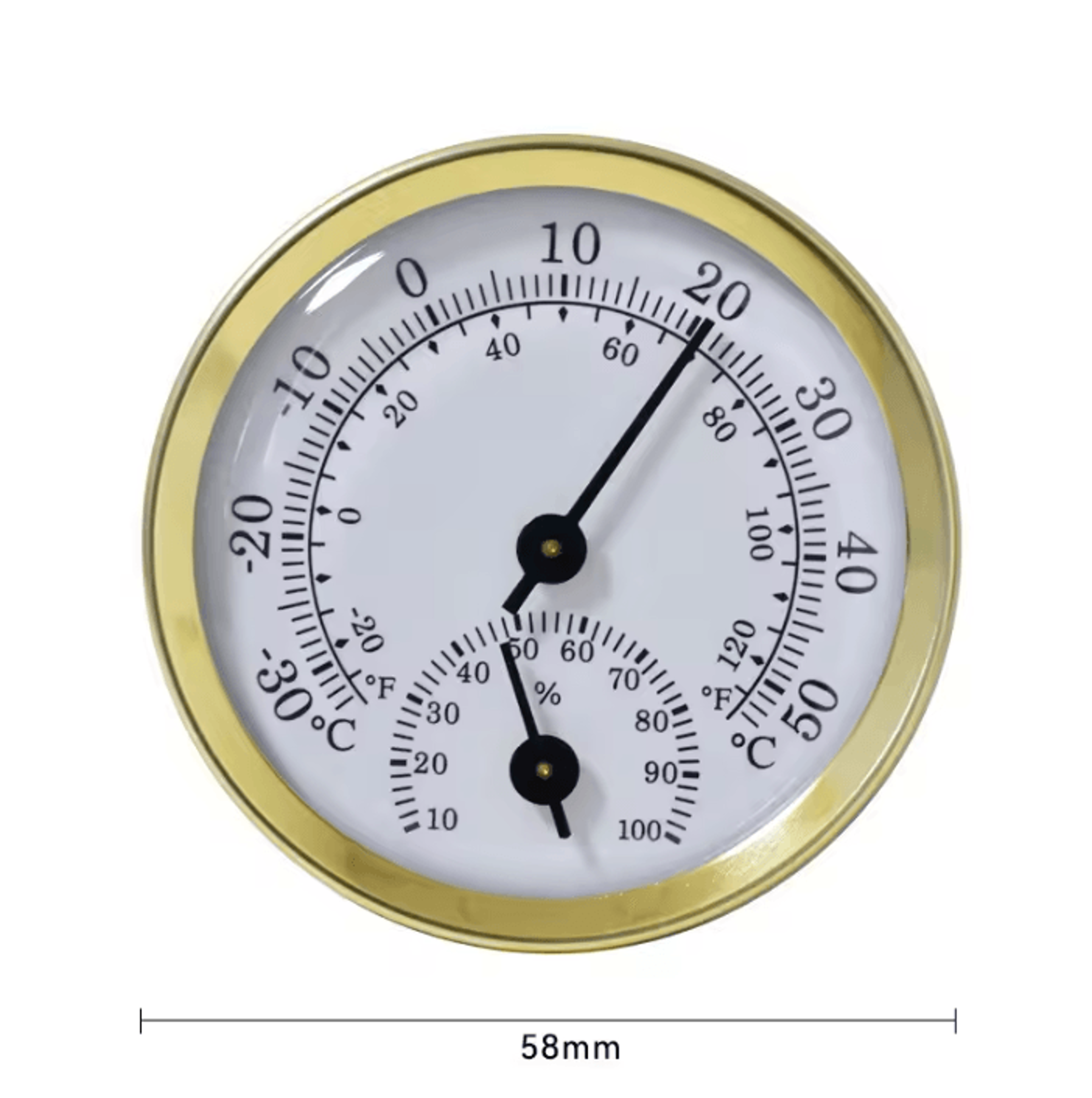 Mini 2 In 1 Analog Thermometer Hygrometer Temperature And Humidity Gauge 5