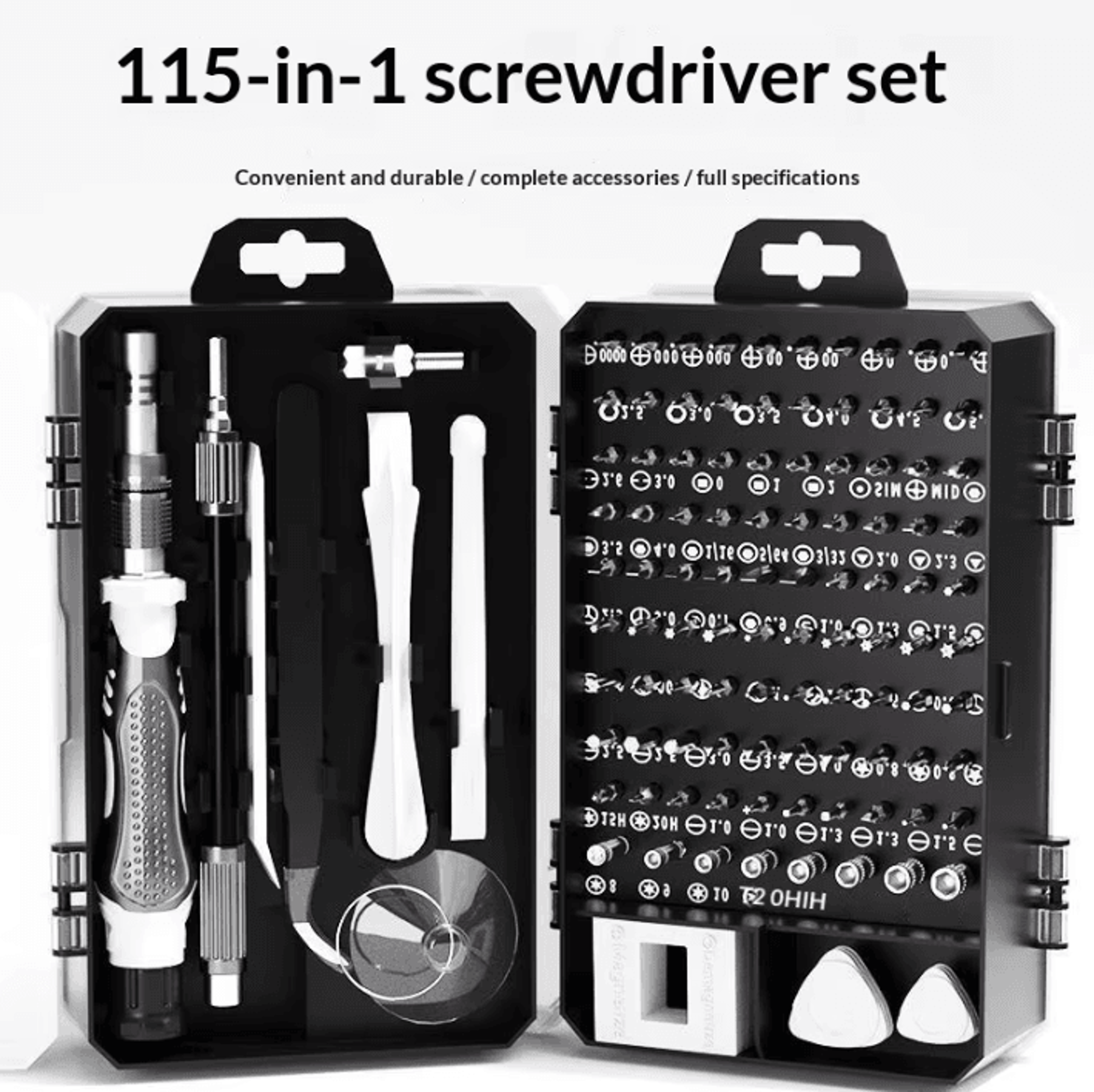 115 In 1 Magnetic Precision Screwdriver Set For Electronics Repair 1