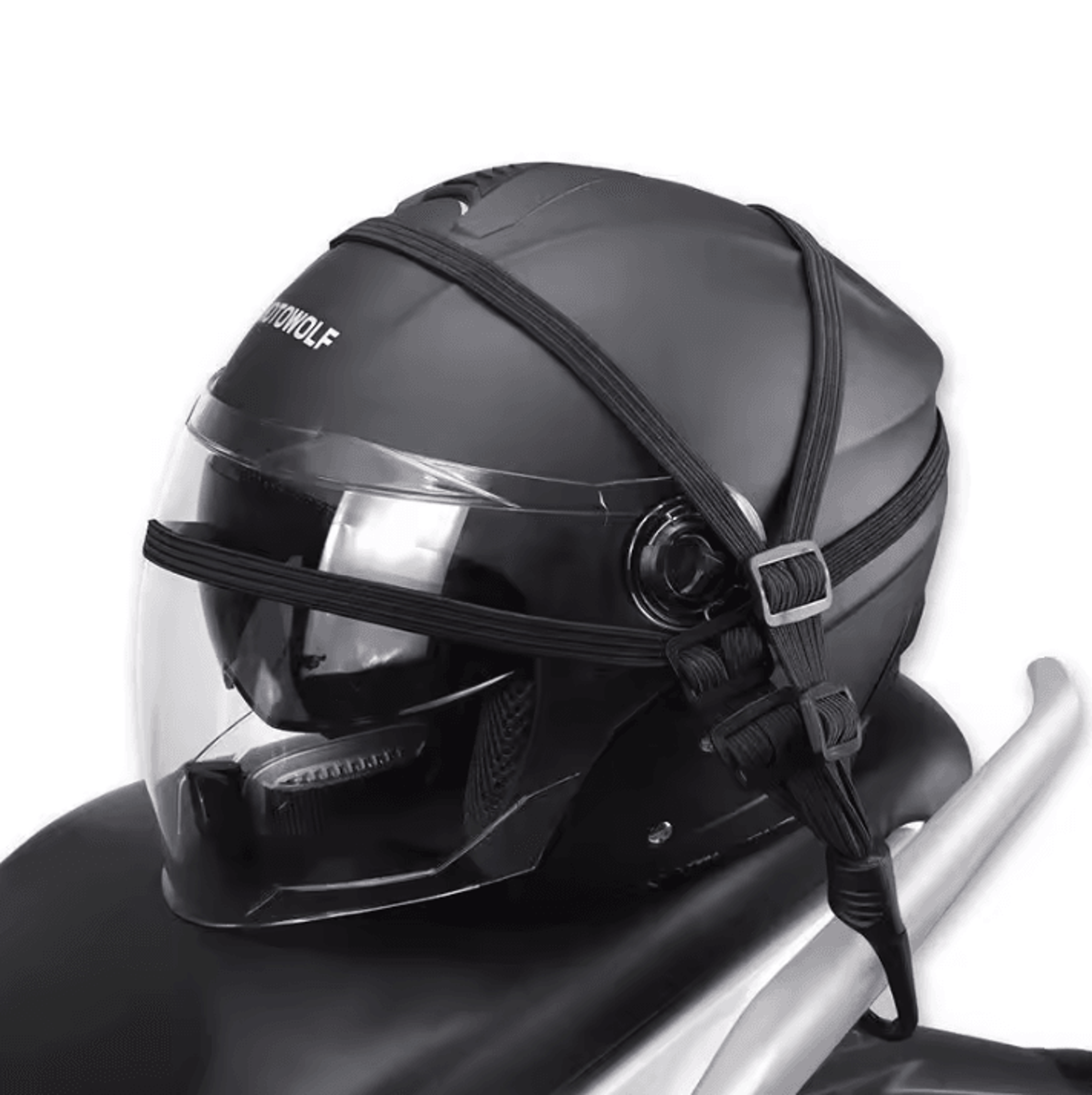 60cm High Strength Elastic Motorcycle Luggage And Helmet Strap 4