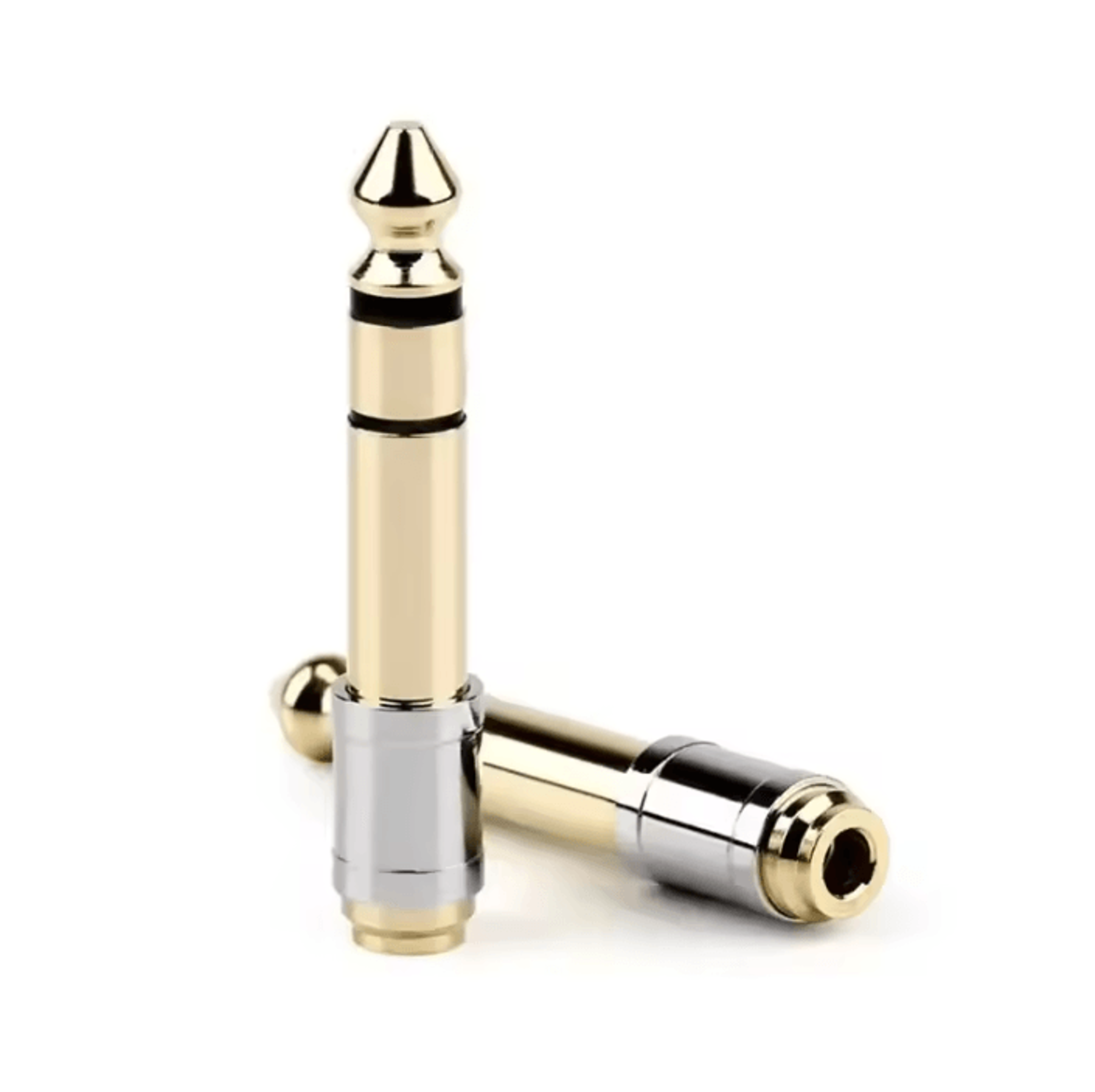 3.5mm to 6.35mm stereo audio jack adapter converter