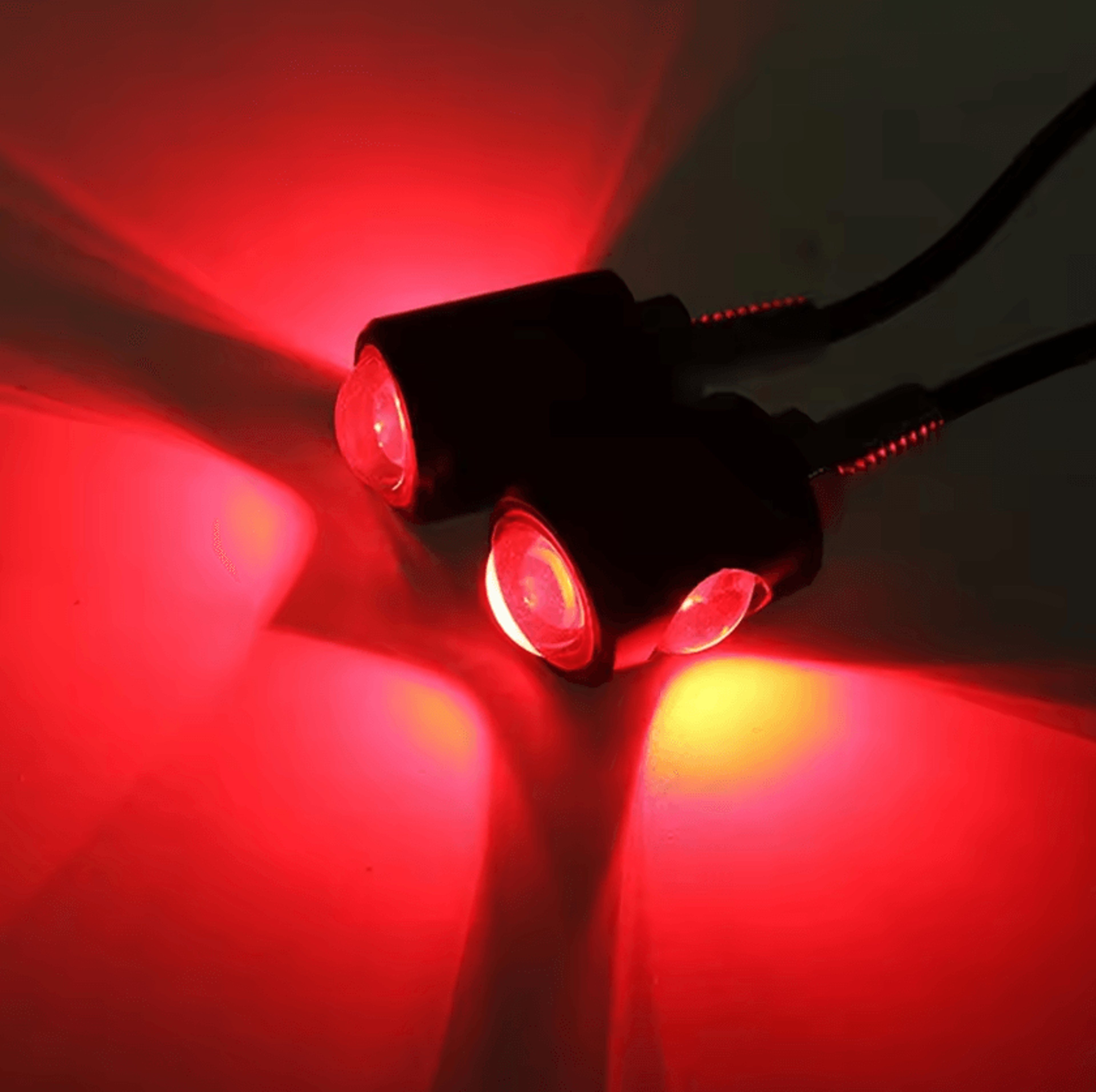 2 Piece Super Bright Motorcycle LED Eagle Eye Signal Lights 5