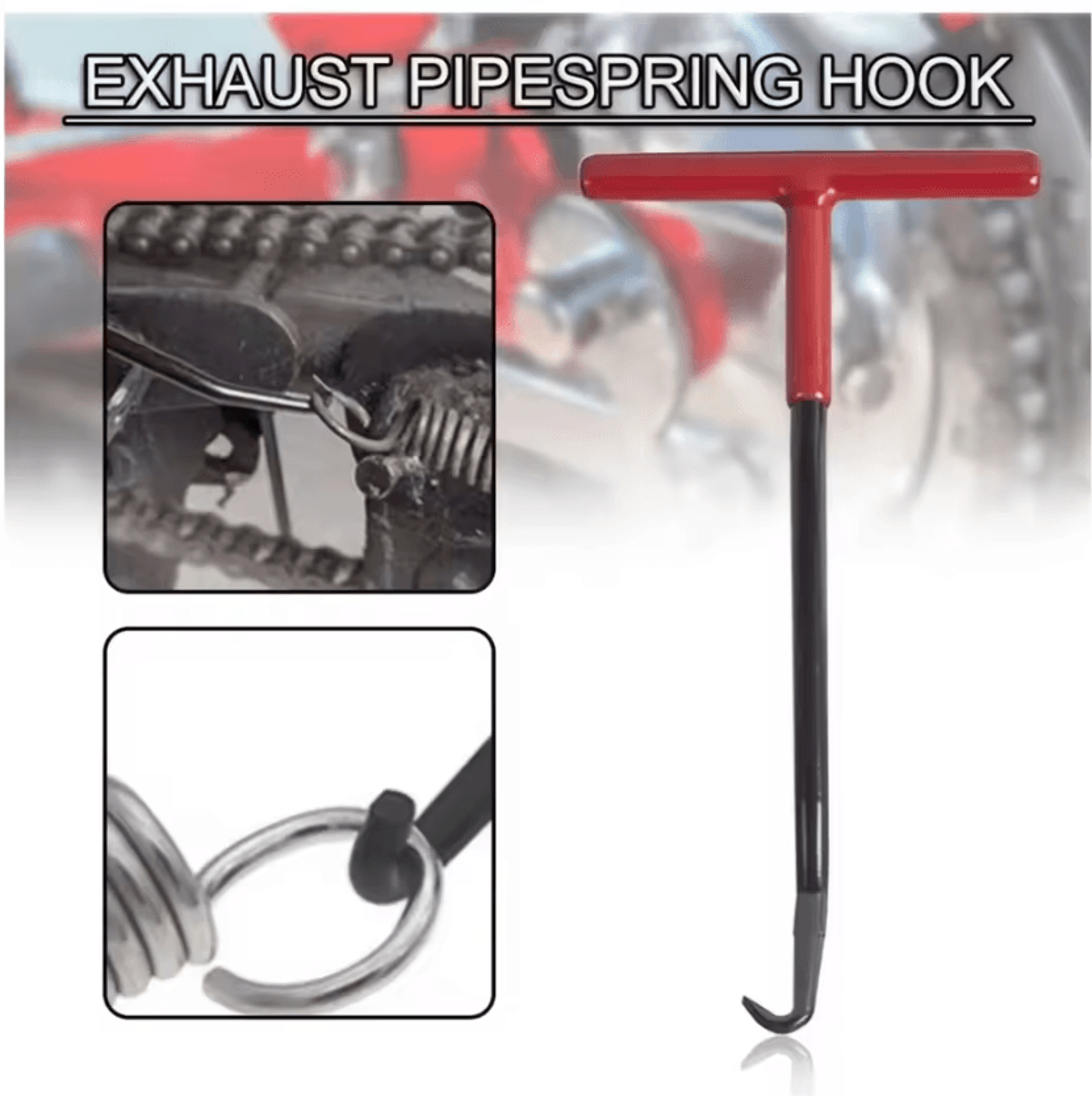 T Handle Motorcycle Exhaust Spring Puller Tool 1