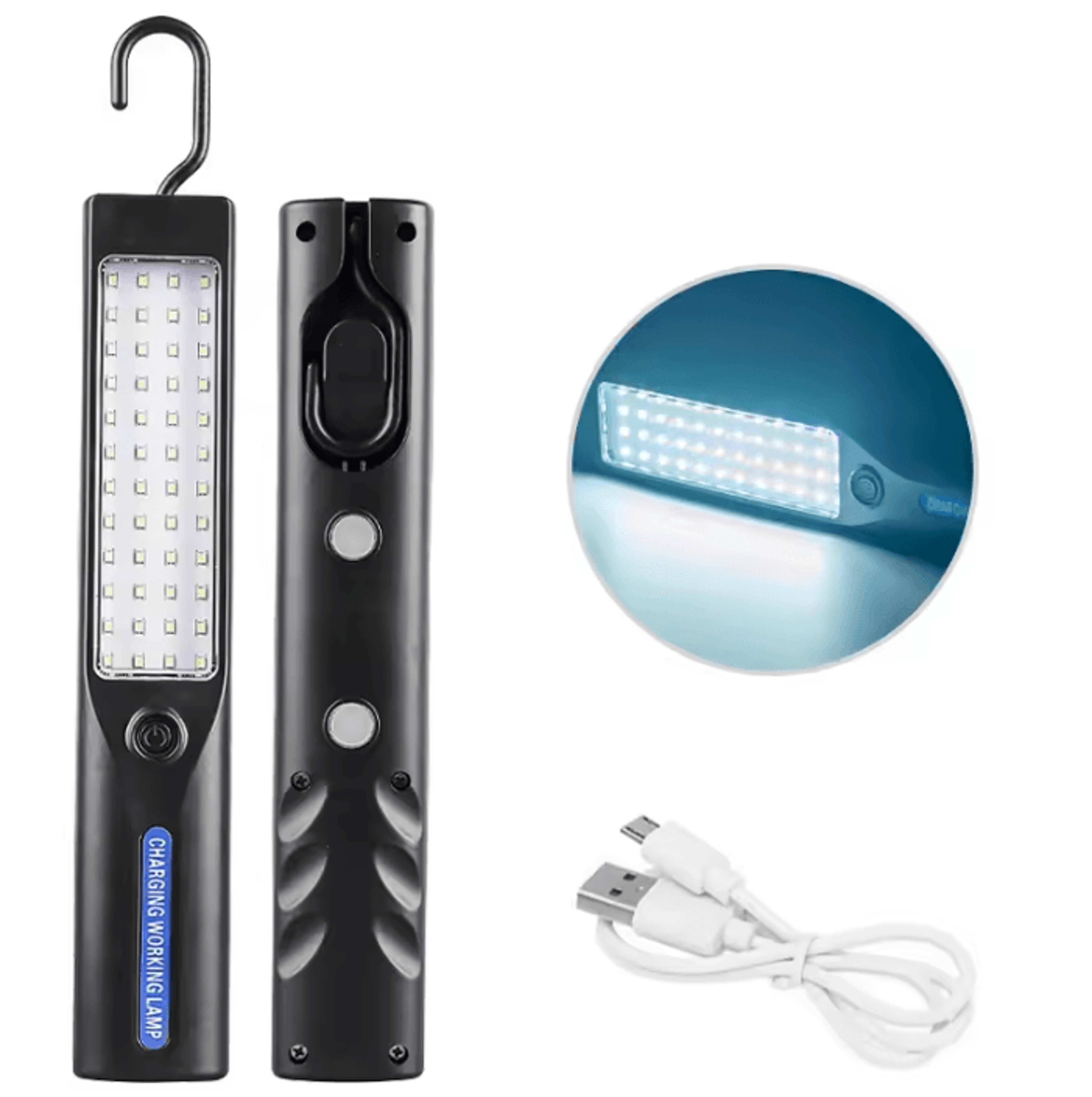 USB Rechargeable Magnetic LED Work Light 5