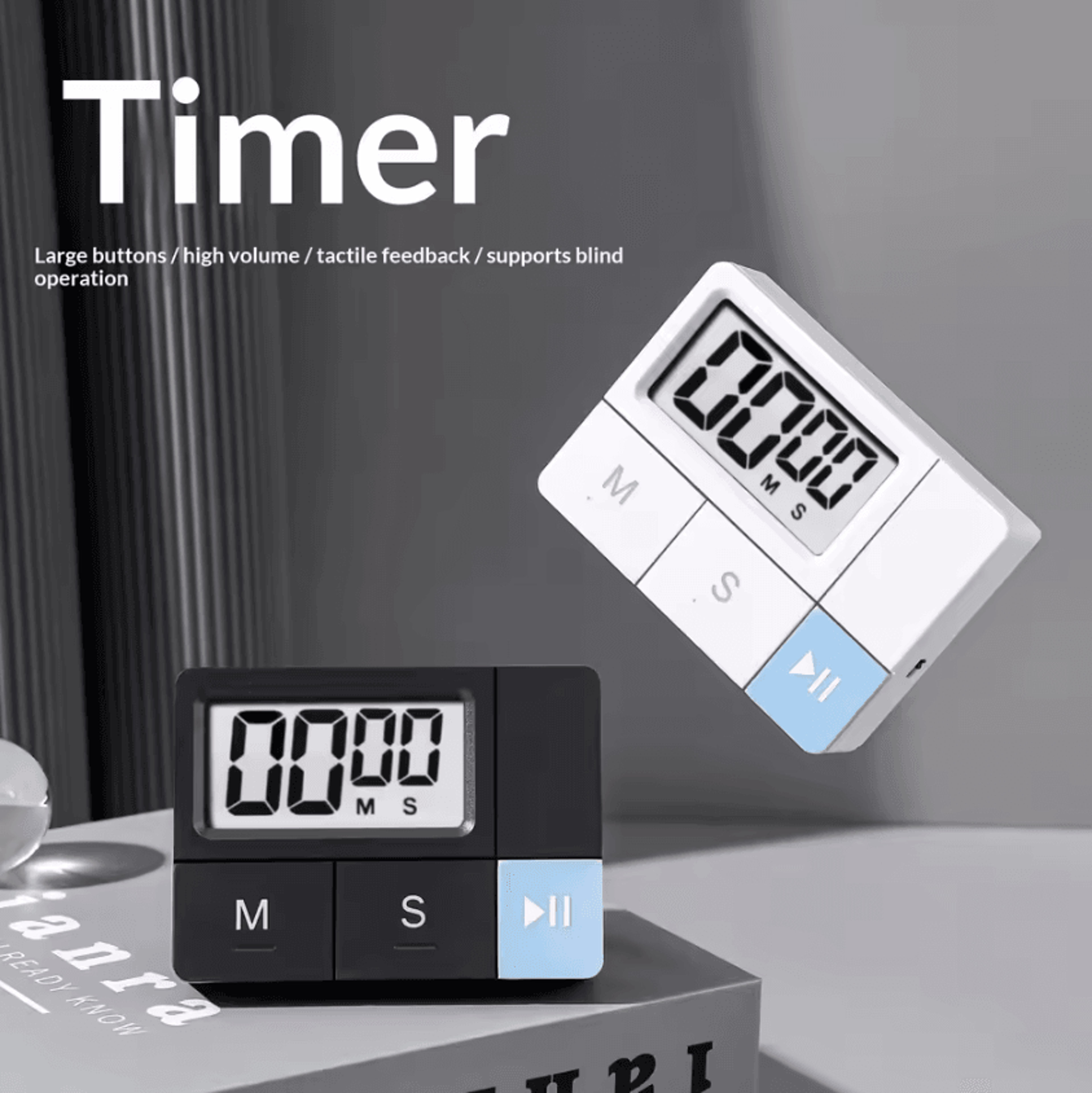 Portable Electronic Visual Kitchen And Study Timer 0