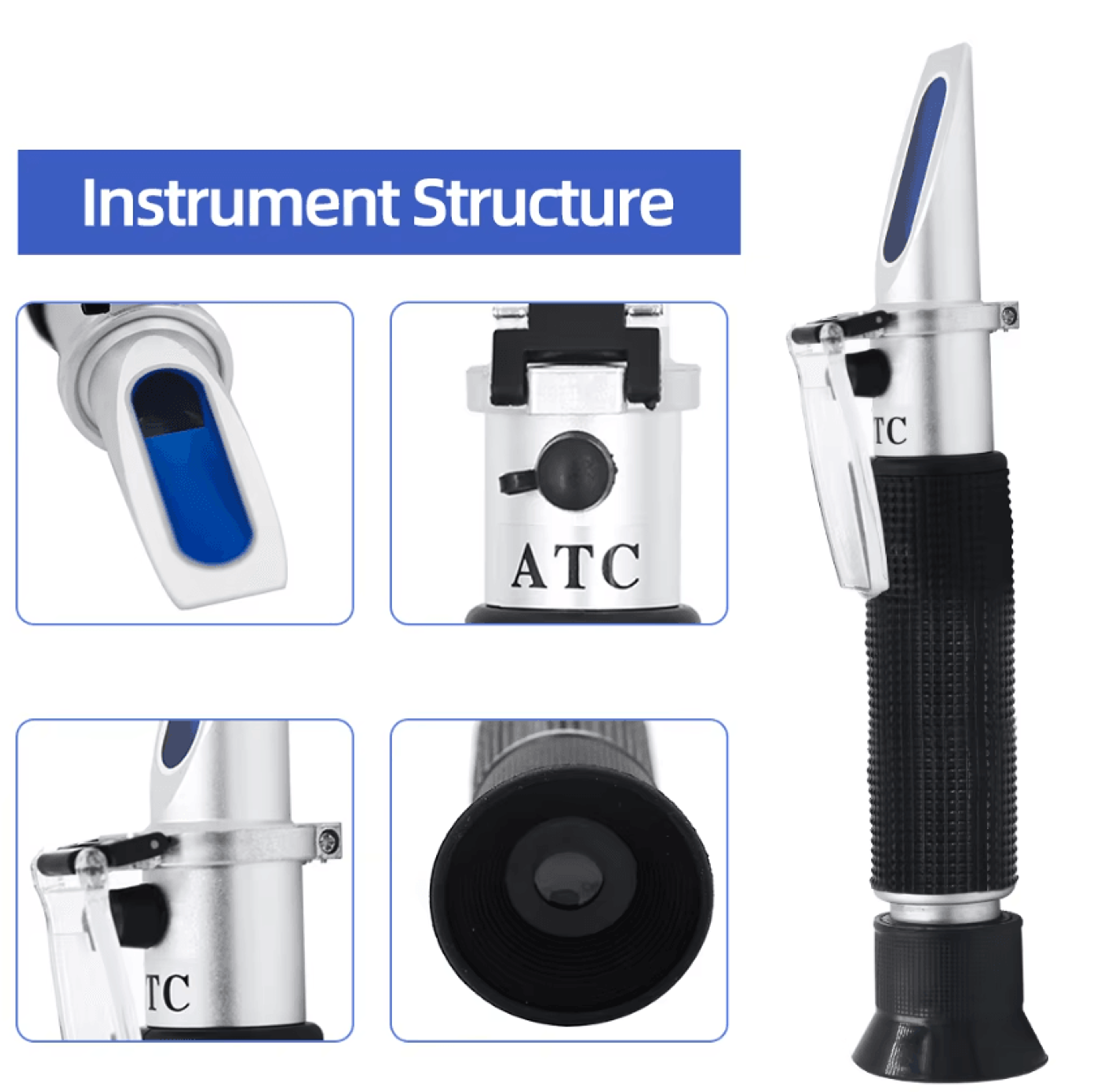 Handheld Salinity Refractometer For Saltwater Aquariums 2