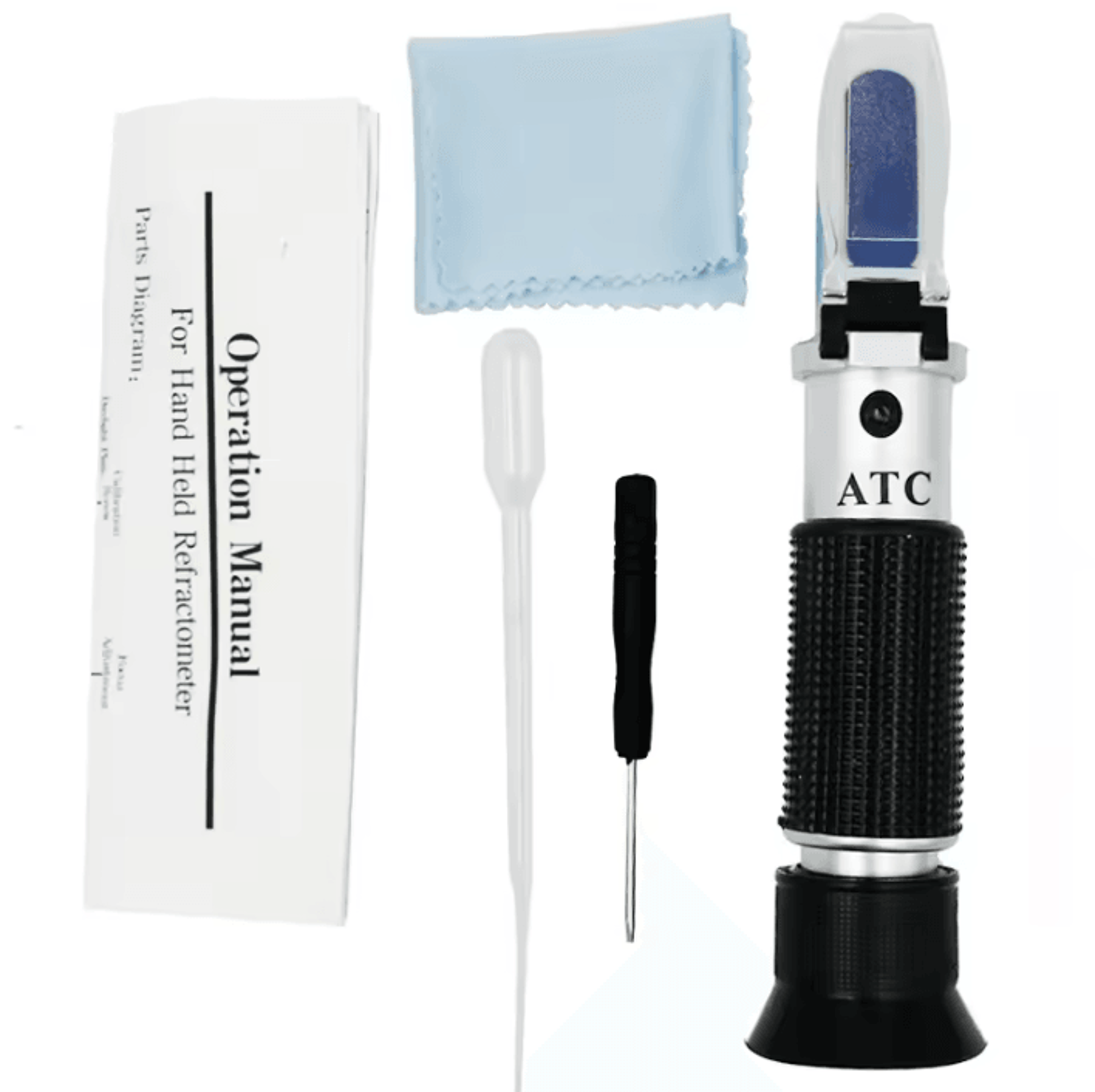 010 Brix Handhelds Sugar Refractometer With ATC 4