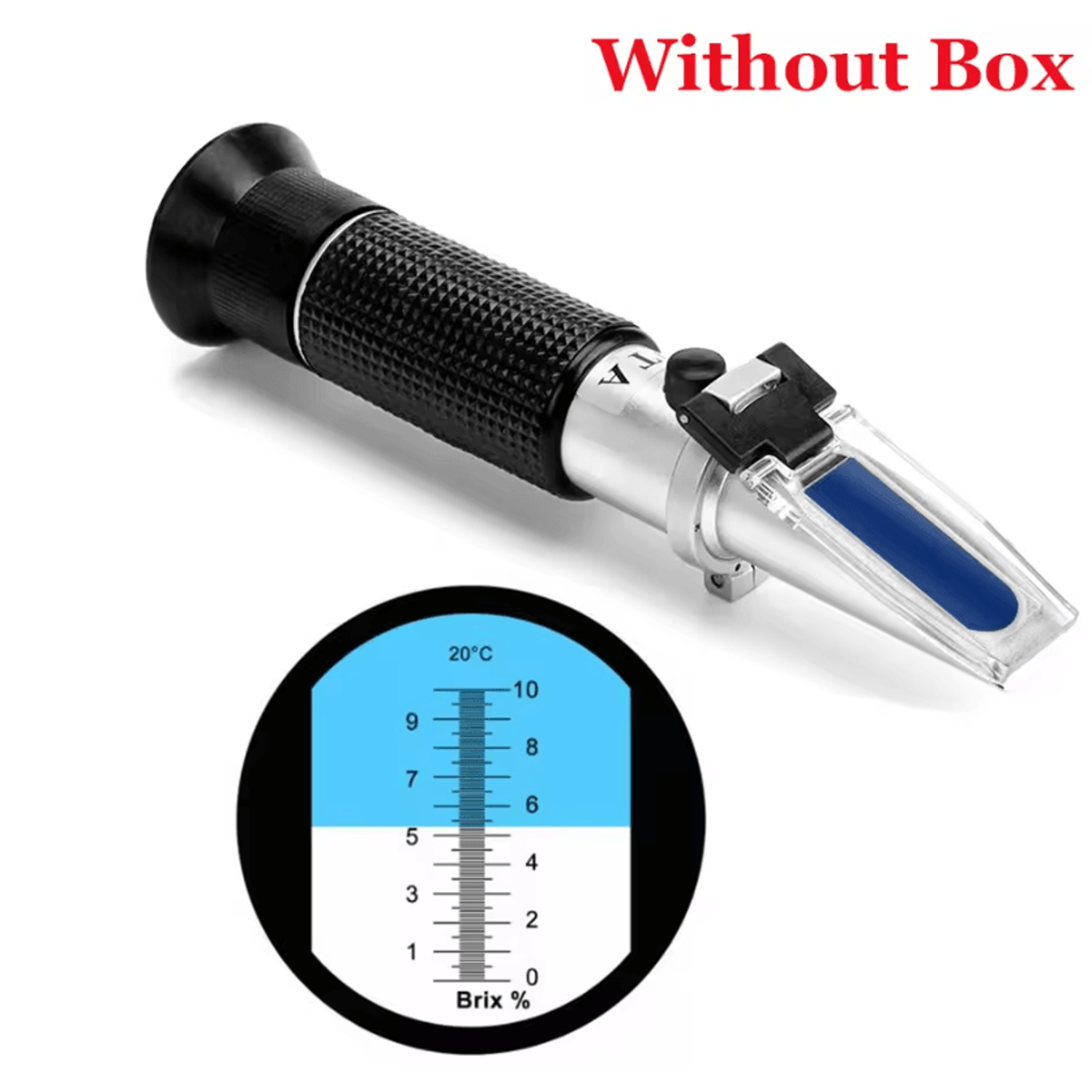 010 Brix Handhelds Sugar Refractometer With ATC 5