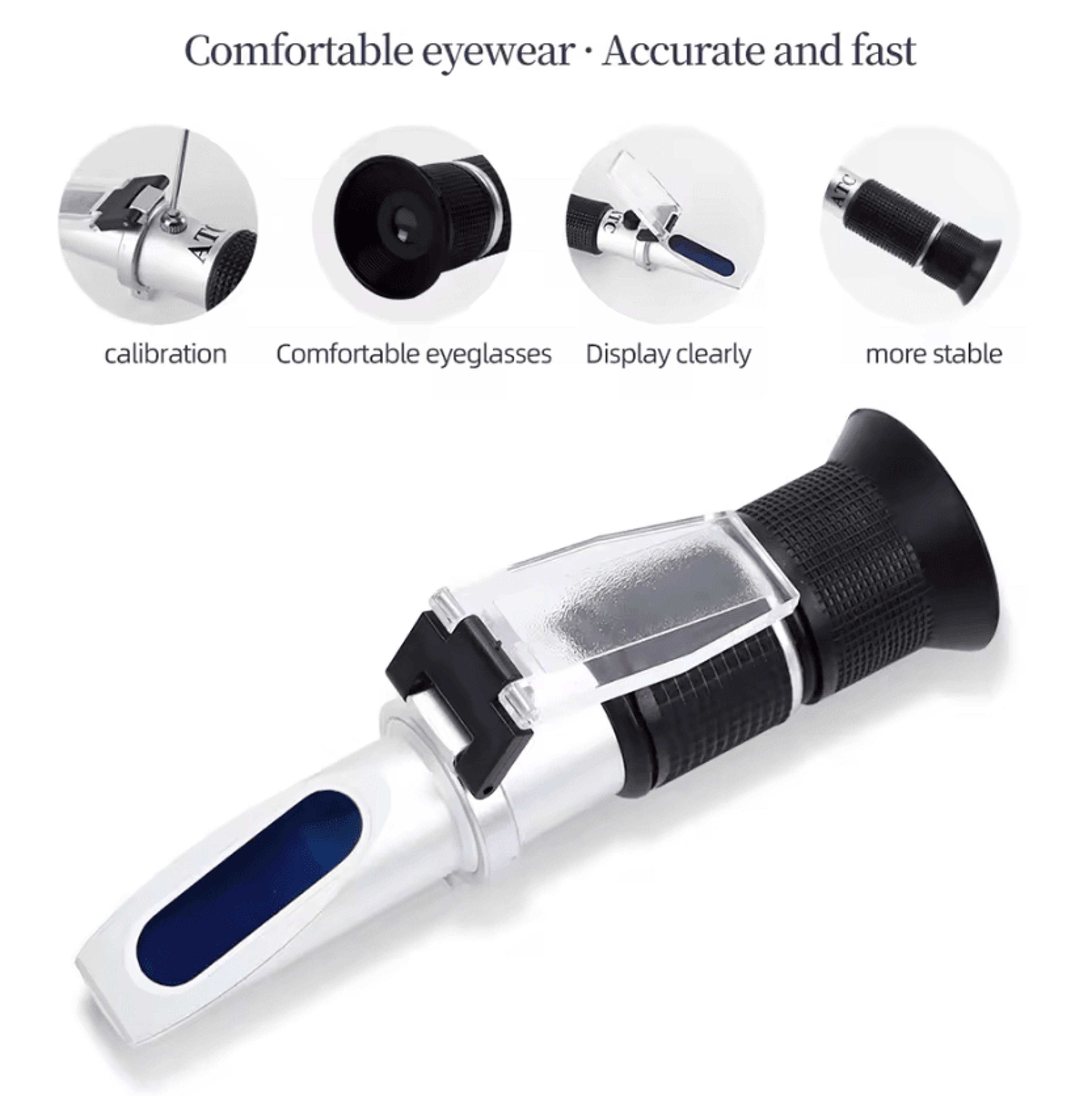 028 ATC Salinity Refractometer For Seawater And Saltwater Testing 3