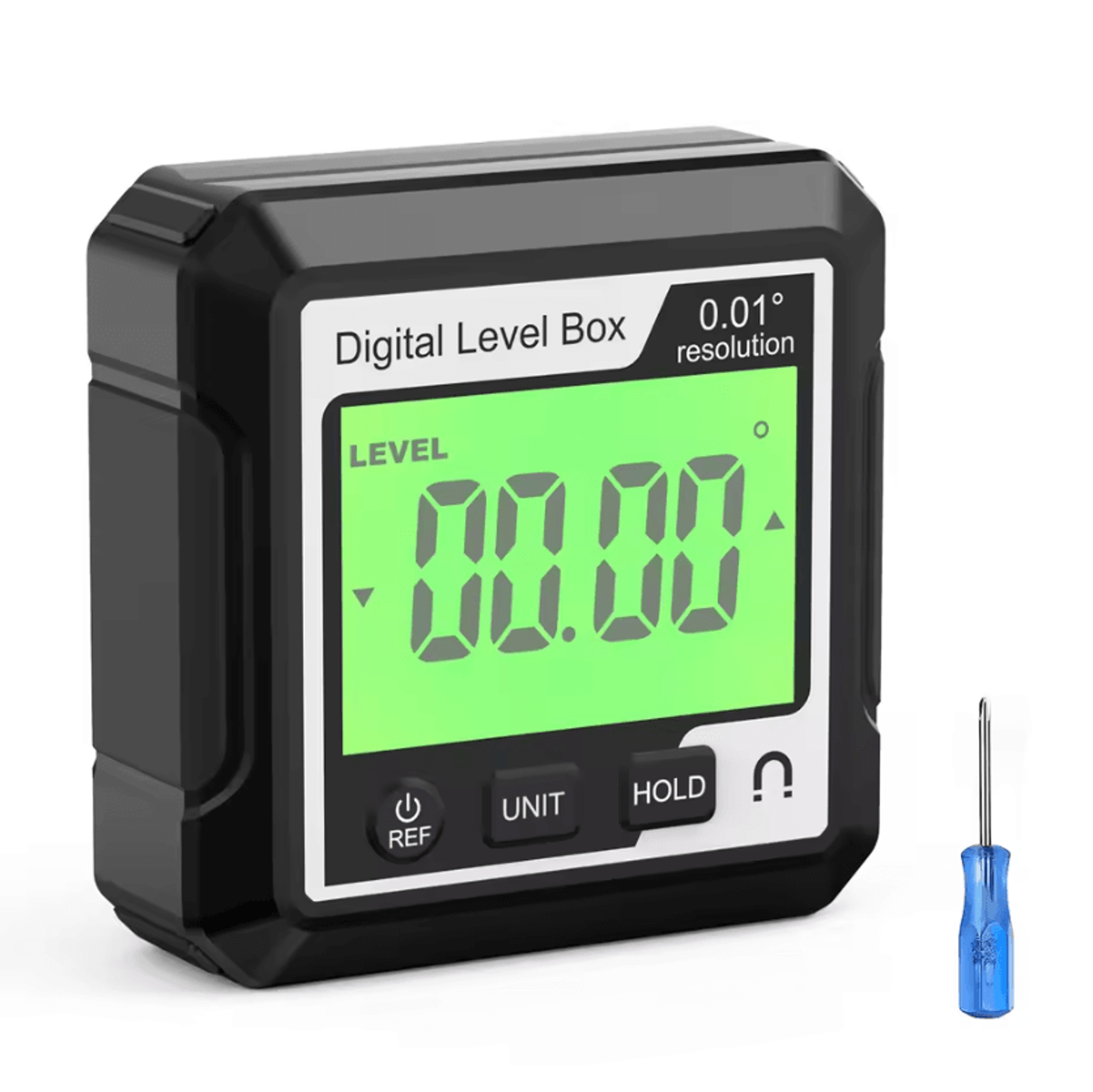 Magnetic Digital Angle Finder 4x90 Inclinometer With Backlit LCD 6
