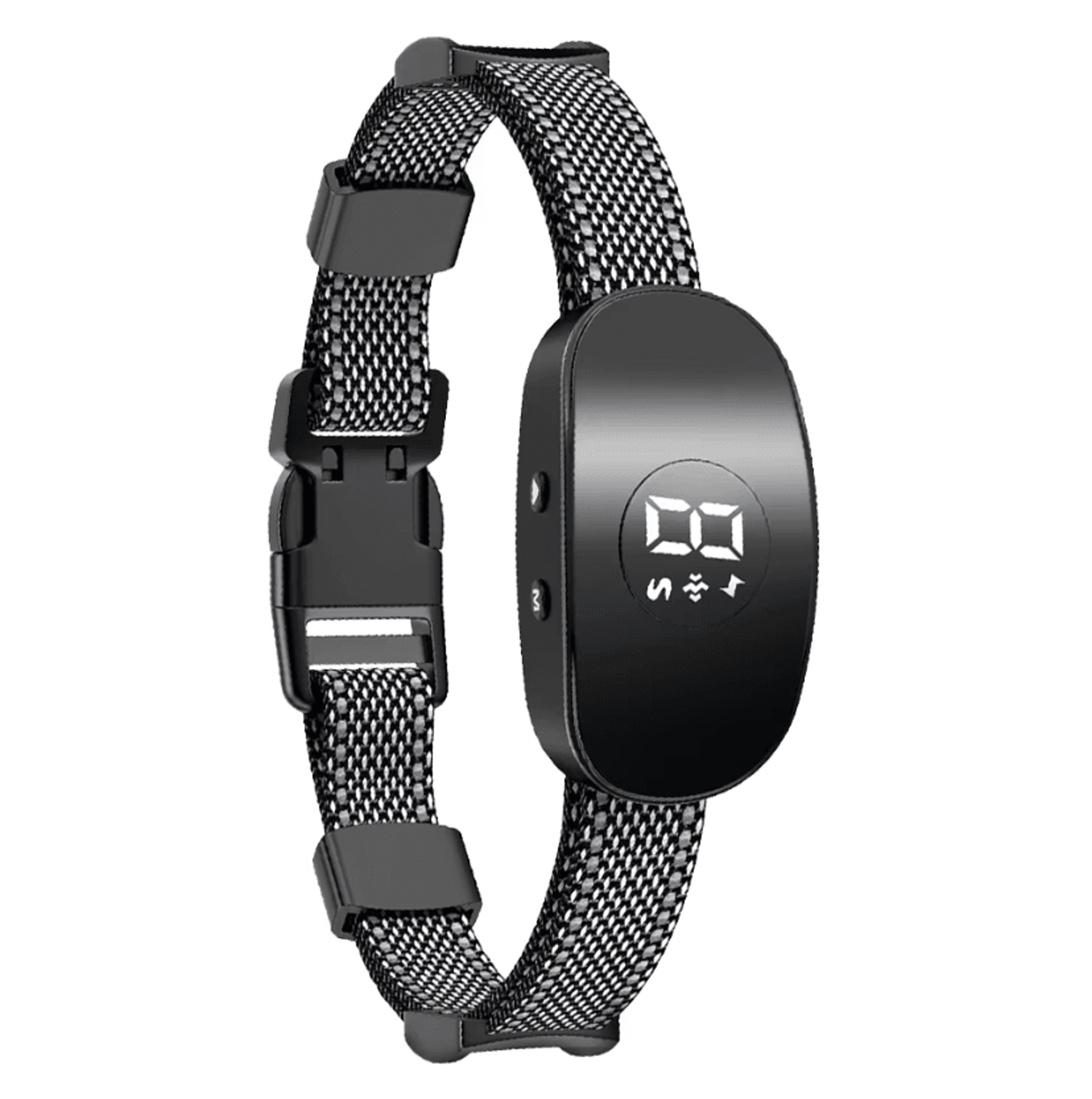 Rechargeable Automatic Anti Bark Dog Collar With Beep Vibration And Static Training 0