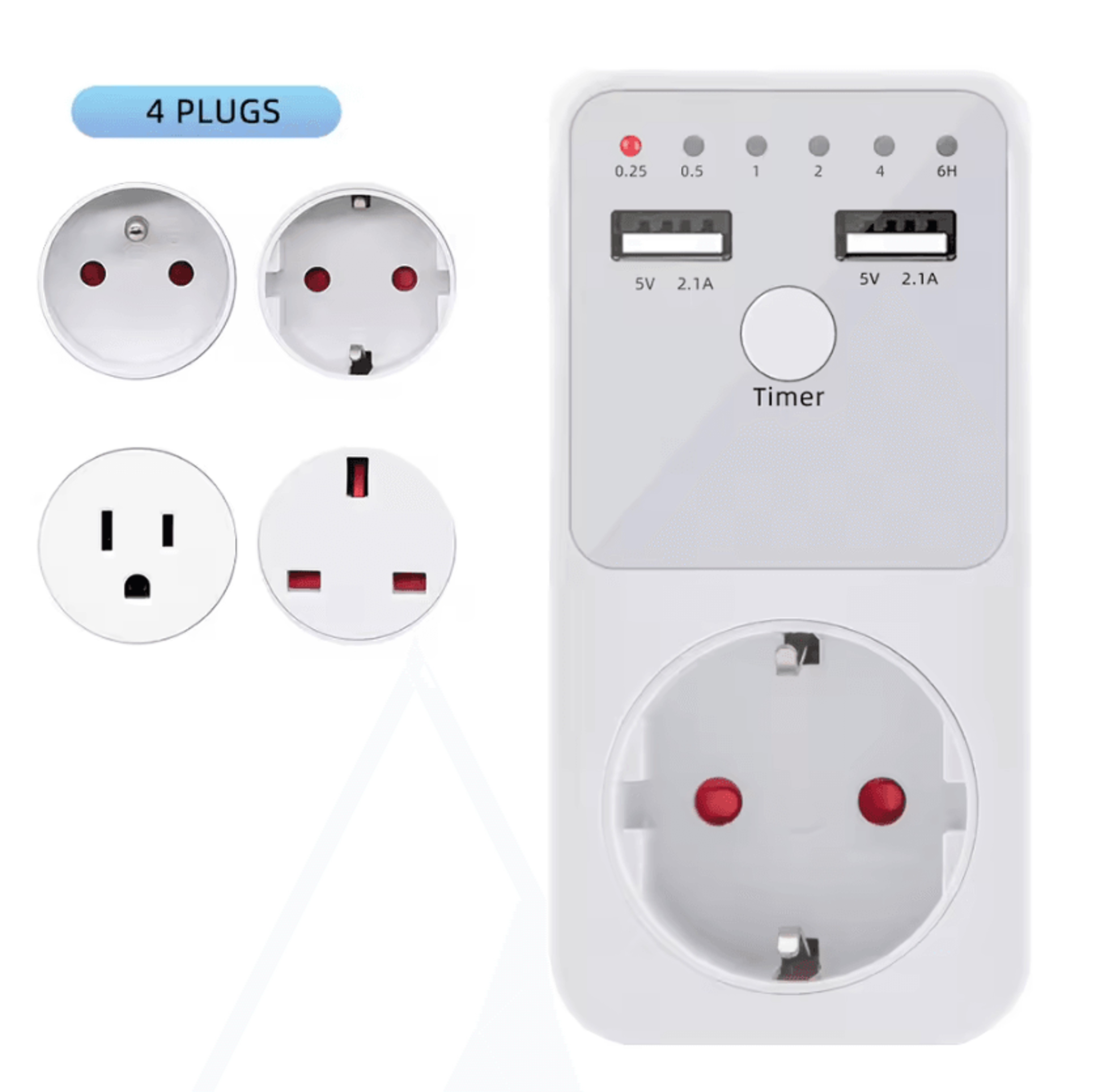 UD02 Multifunction Digital Timer Socket With Voltage Protection 0