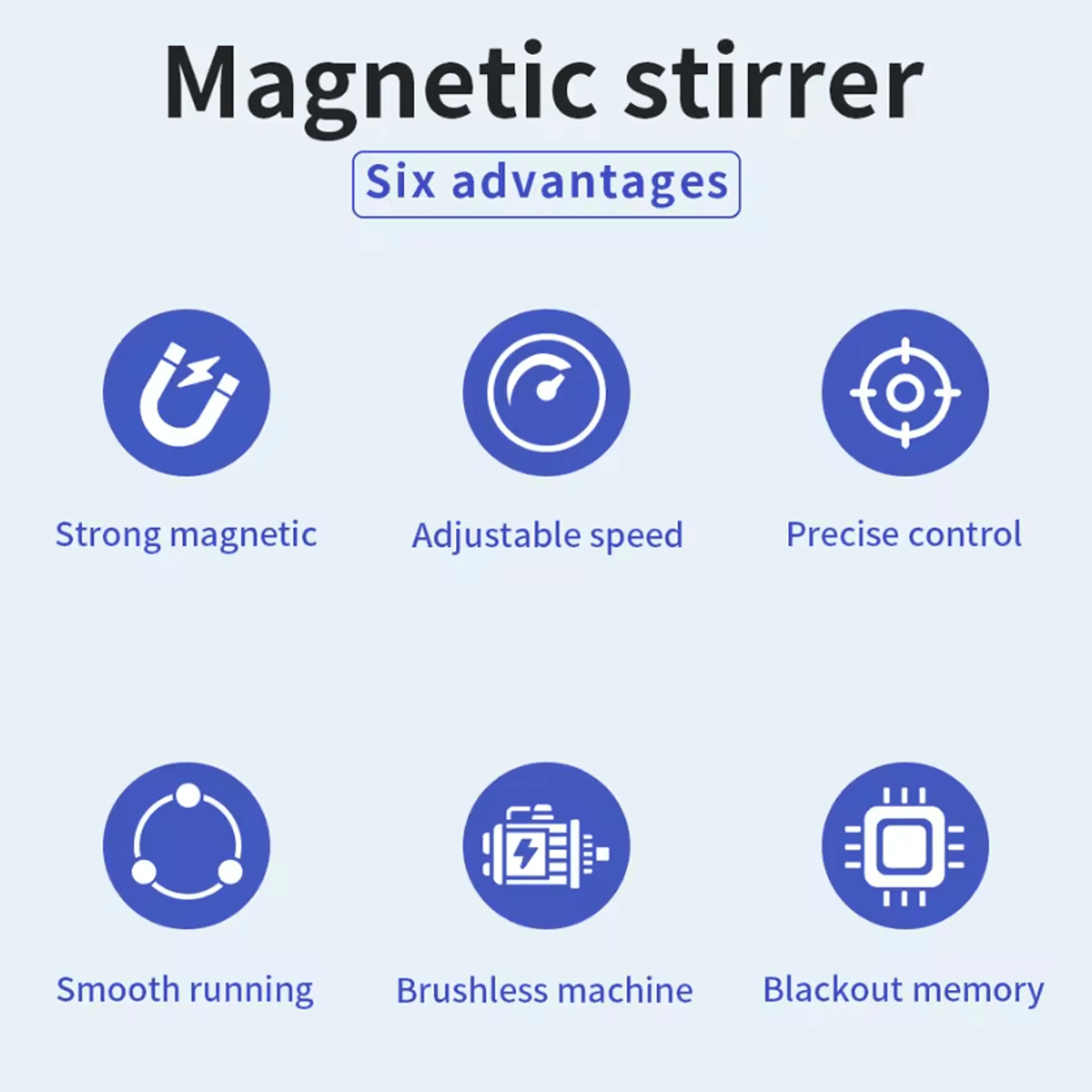 SH2 2000ml Hot Plate Magnetic Stirrer Laboratory Mixer 1
