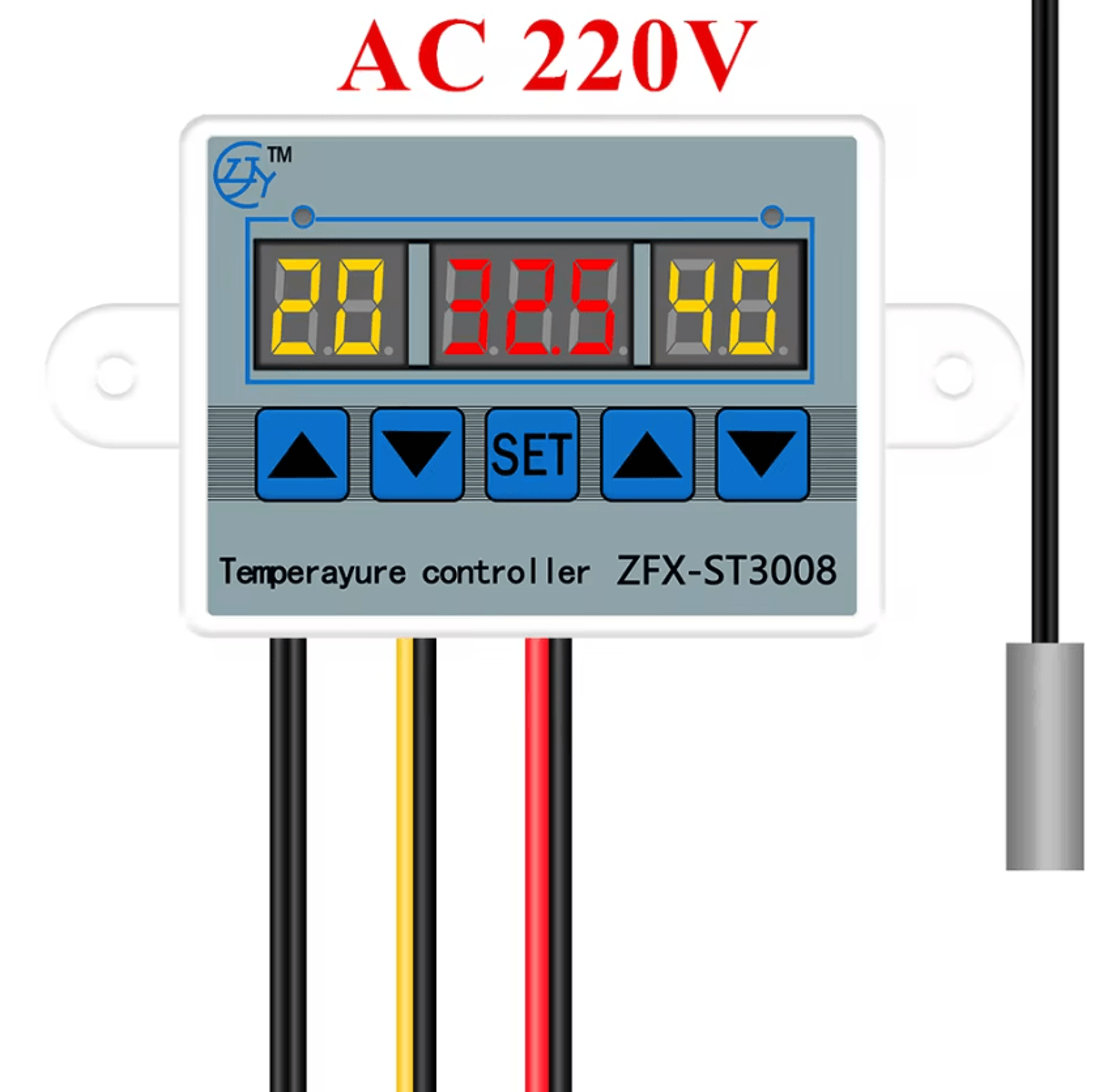 ZFXST3008 Digital Temperature And Time Controller With NTC10K Sensor 5
