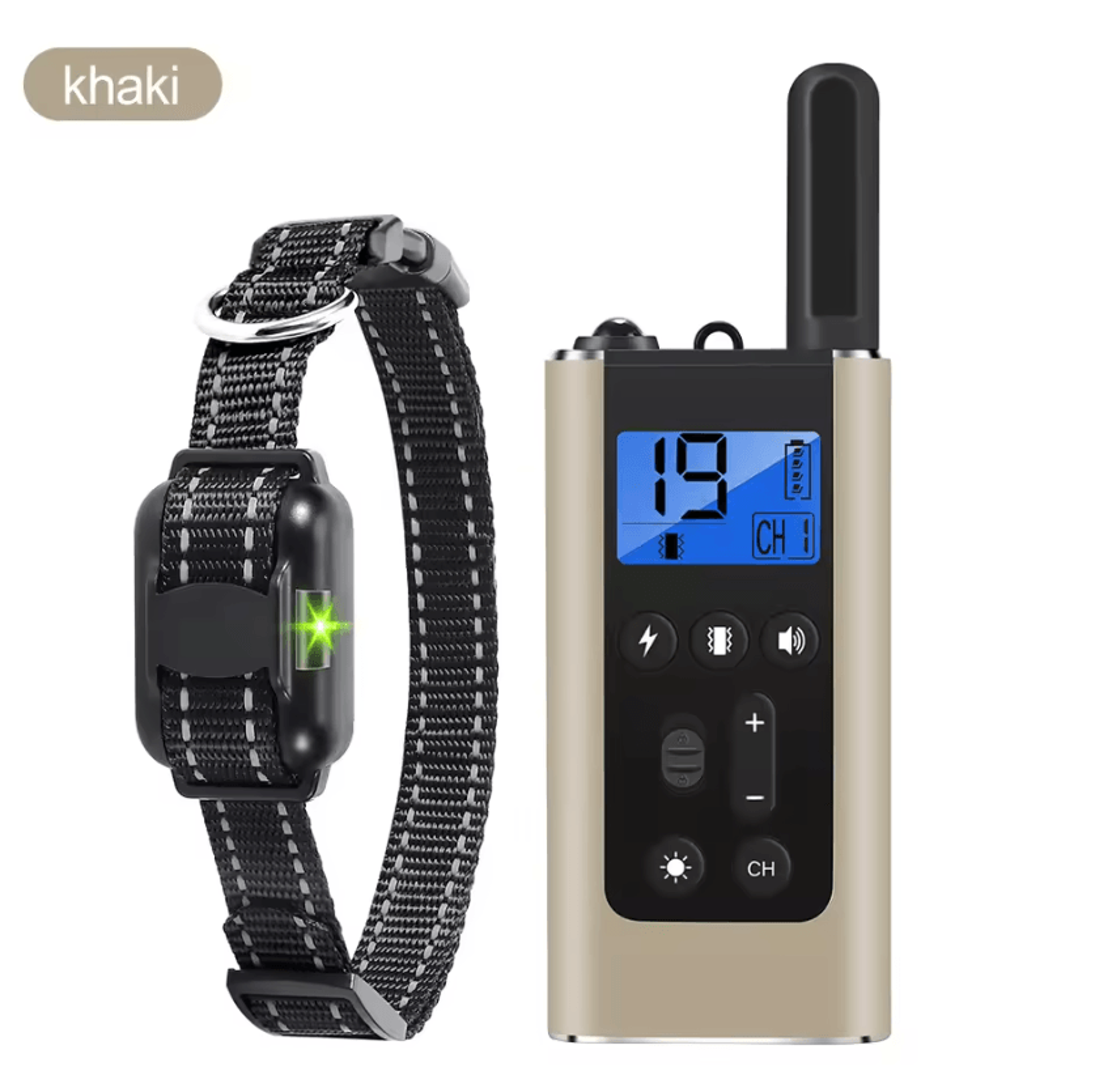 800M Rechargeable Waterproof Remote Dog Training Collar 12