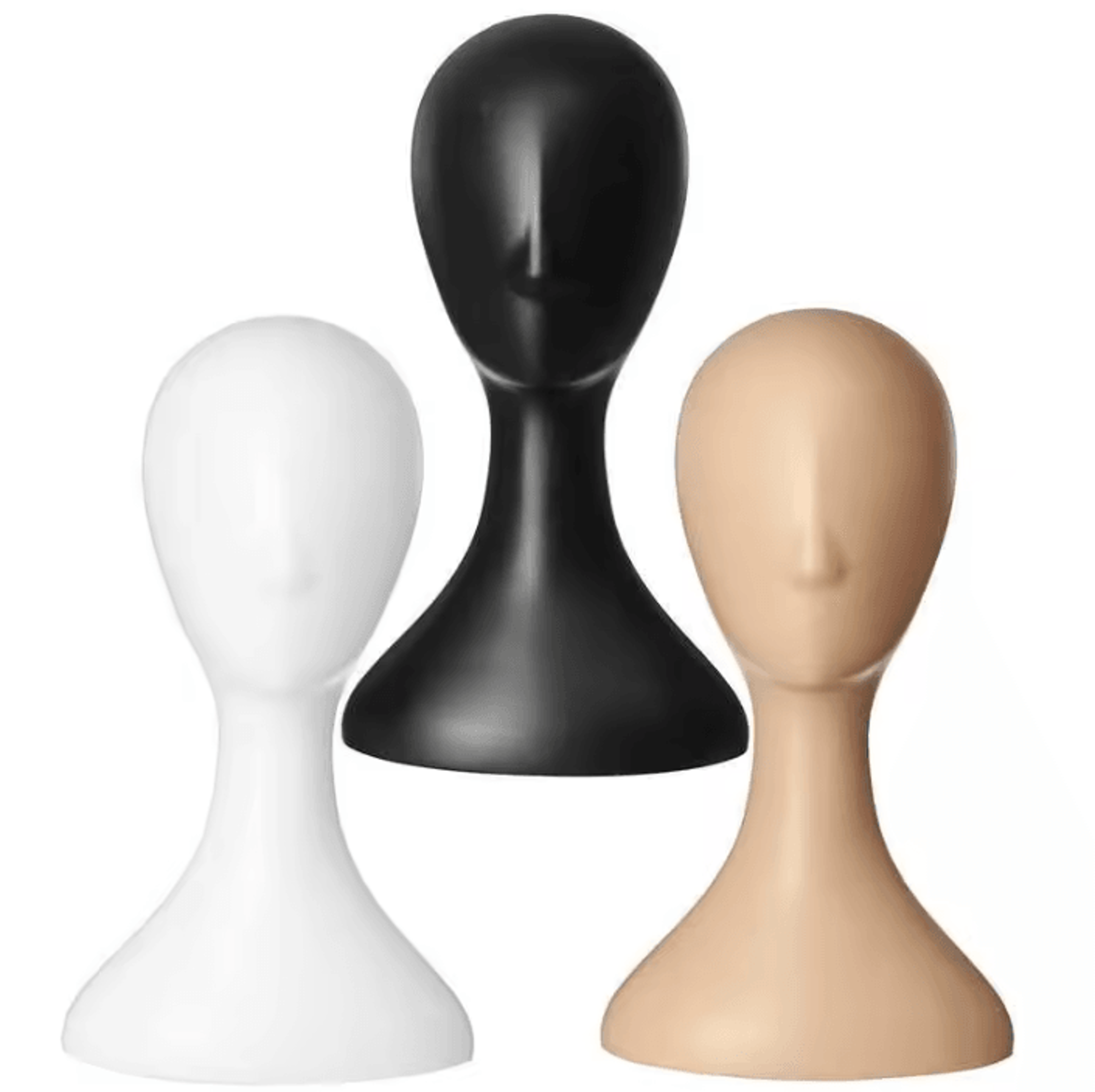 Plastic Mannequin Head Wig And Hat Display Stand 0