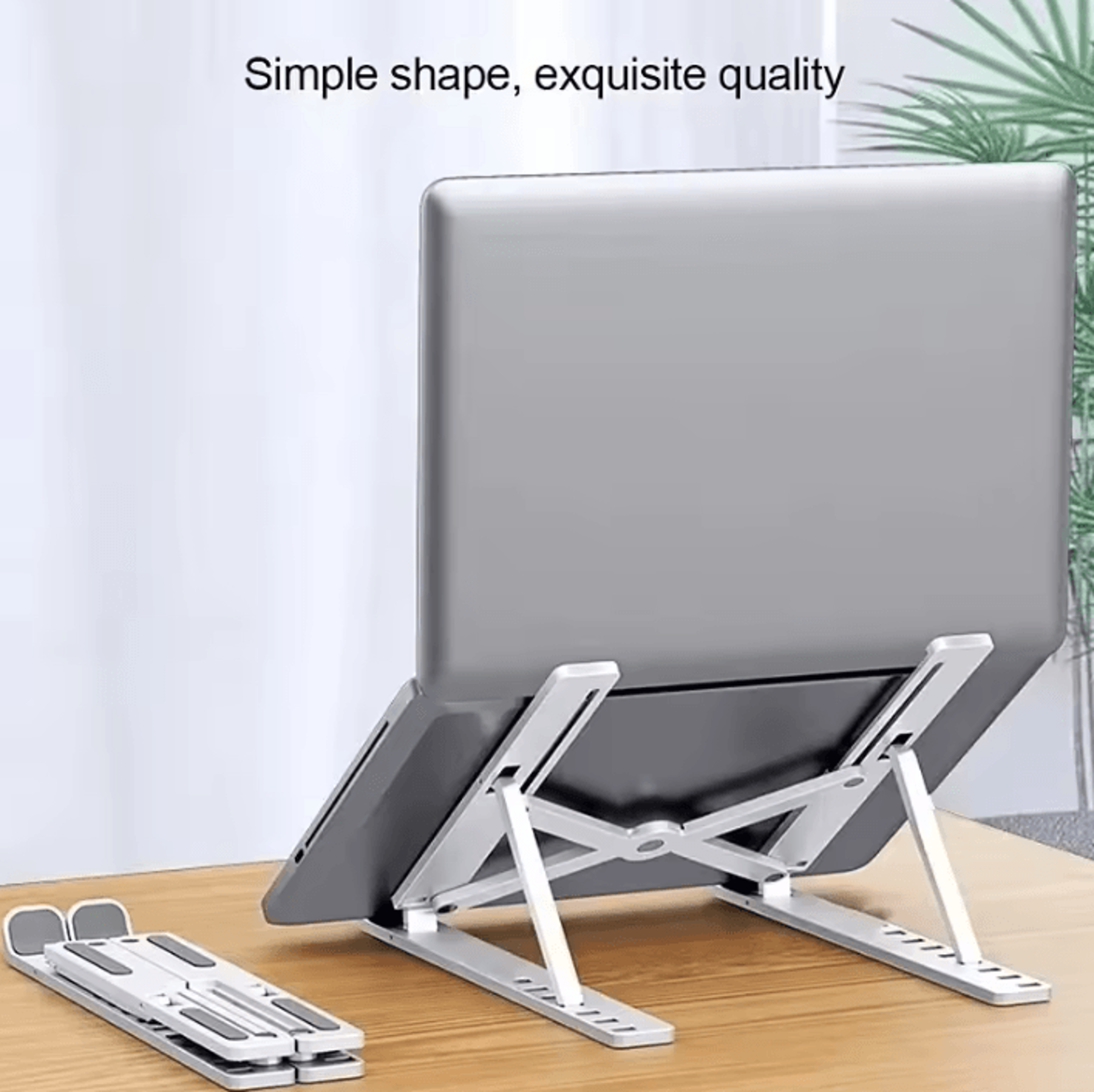 Foldable Laptop Stand Adjustable Cooling Support For Desk 1