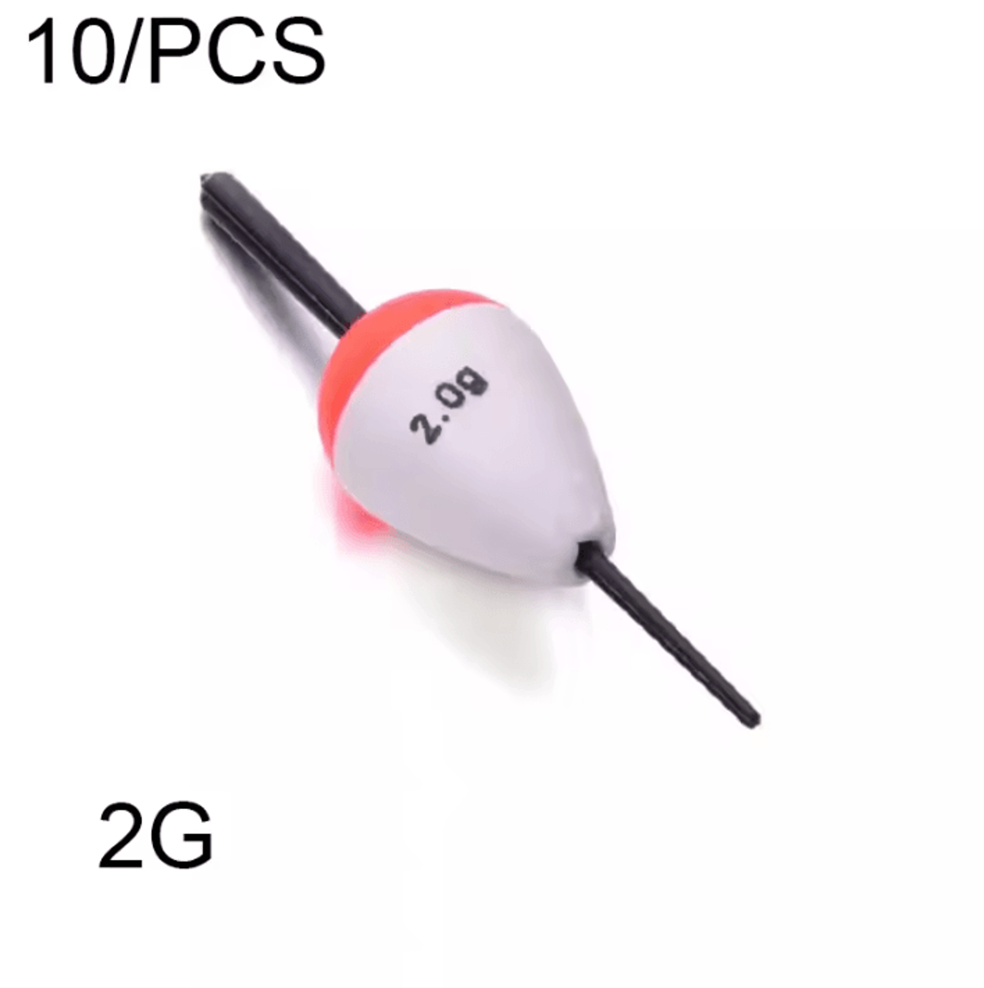 10 Piece Foam Fishing Float Set For Long Casting 3