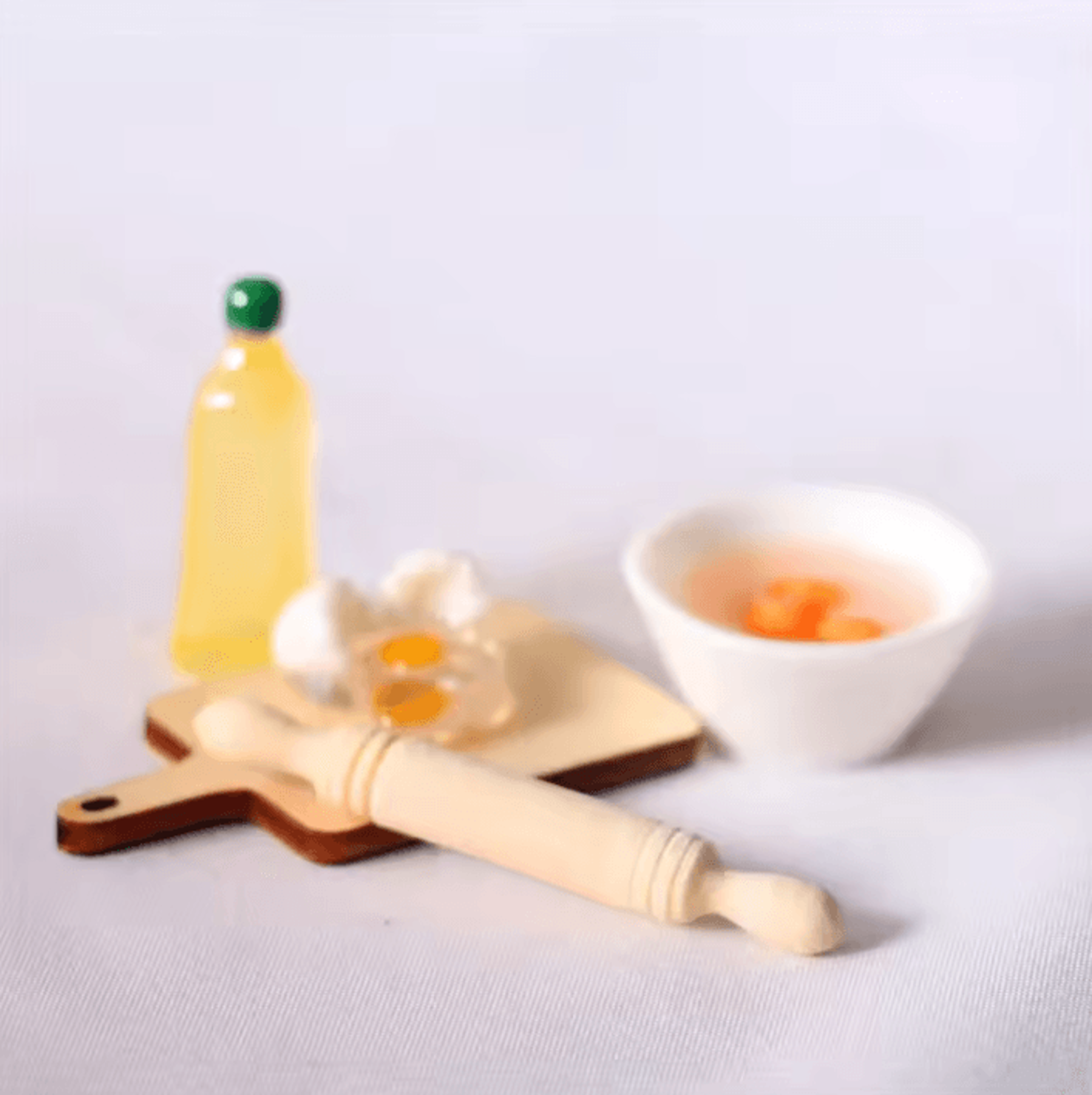 5 Piece Miniature Kitchen Accessory Set For Dollhouse Decor 5
