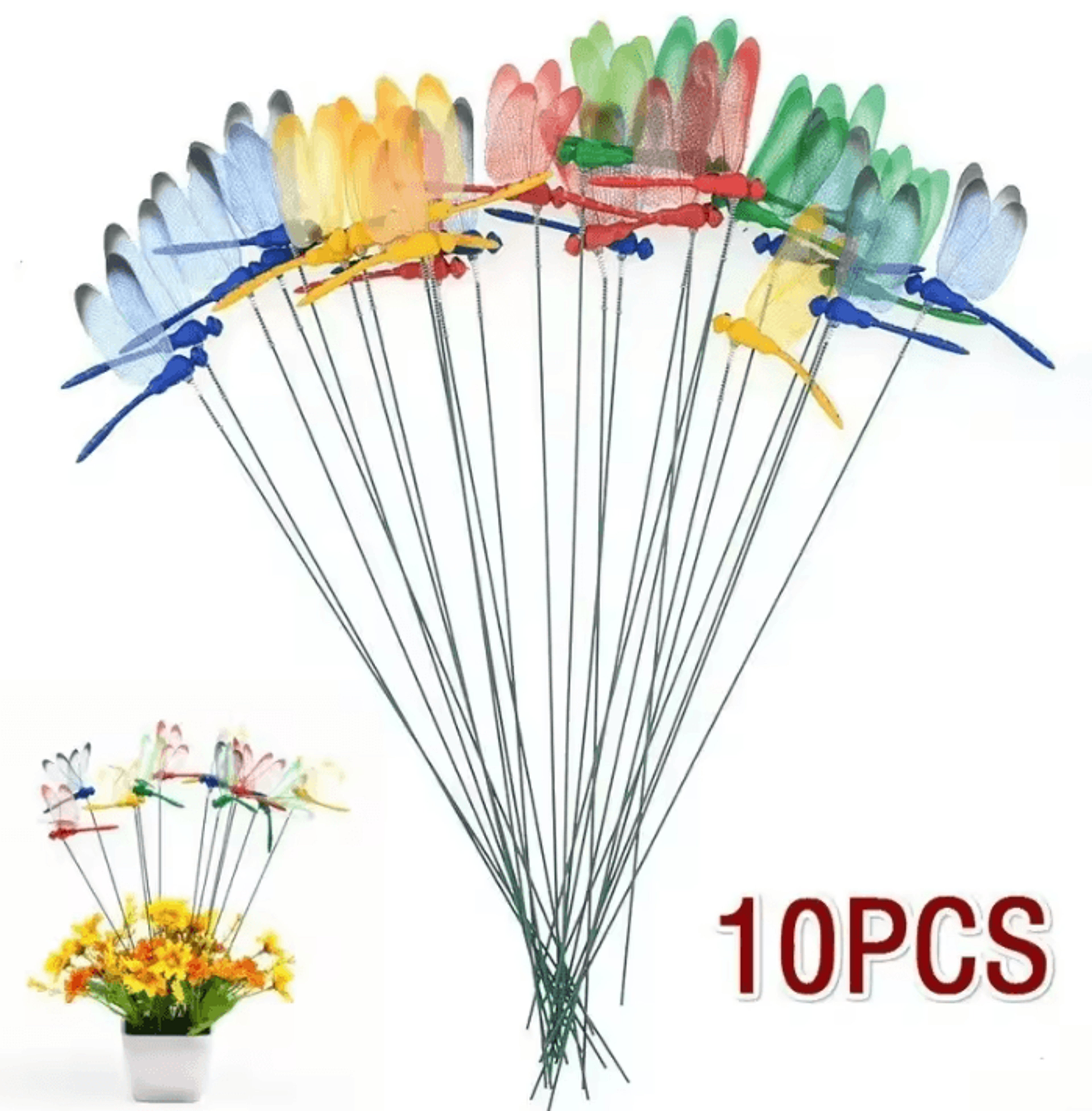 1020 Piece 3D Dragonfly Garden Plant Decorations 2