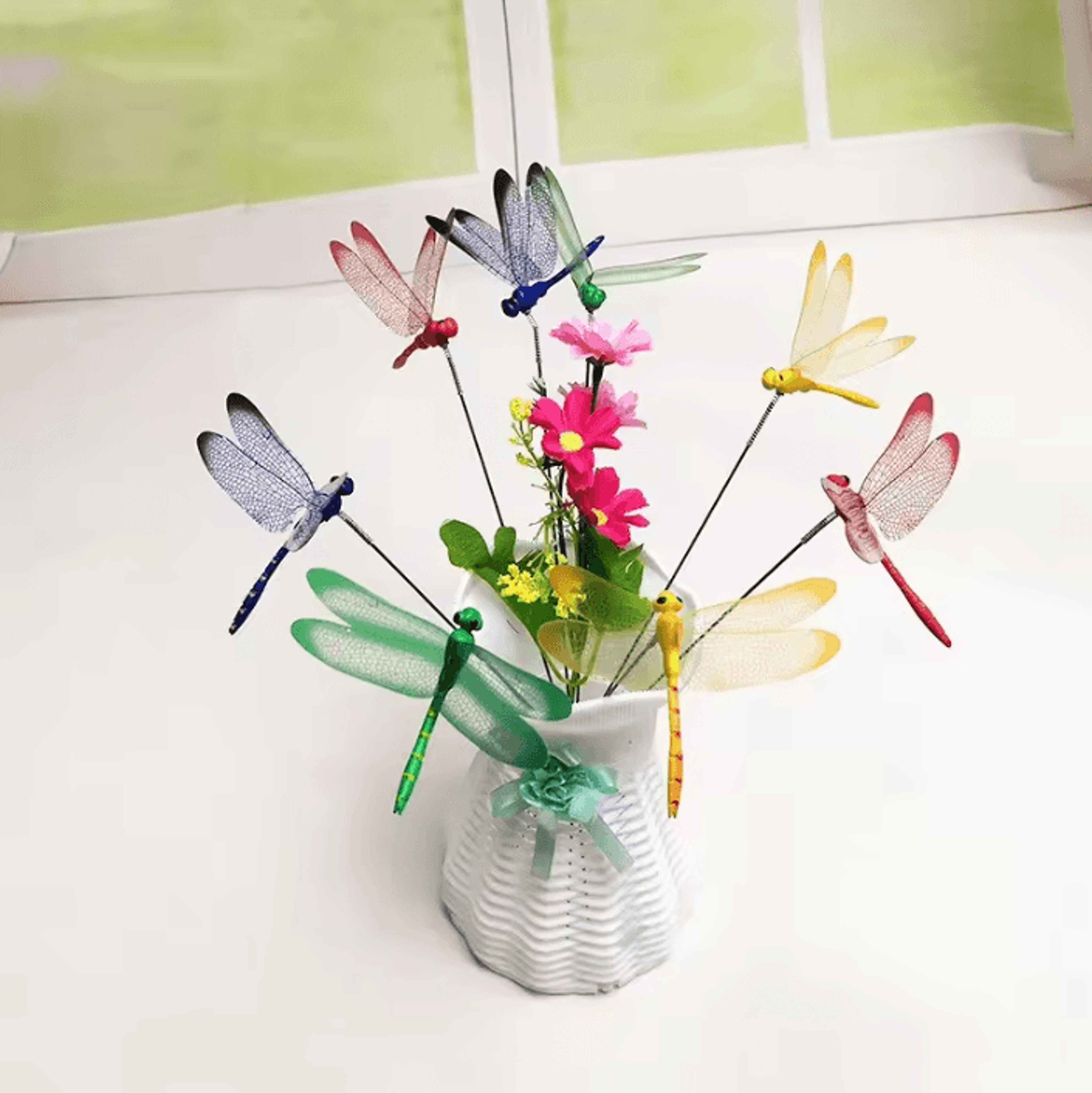 1020 Piece 3D Dragonfly Garden Plant Decorations 1