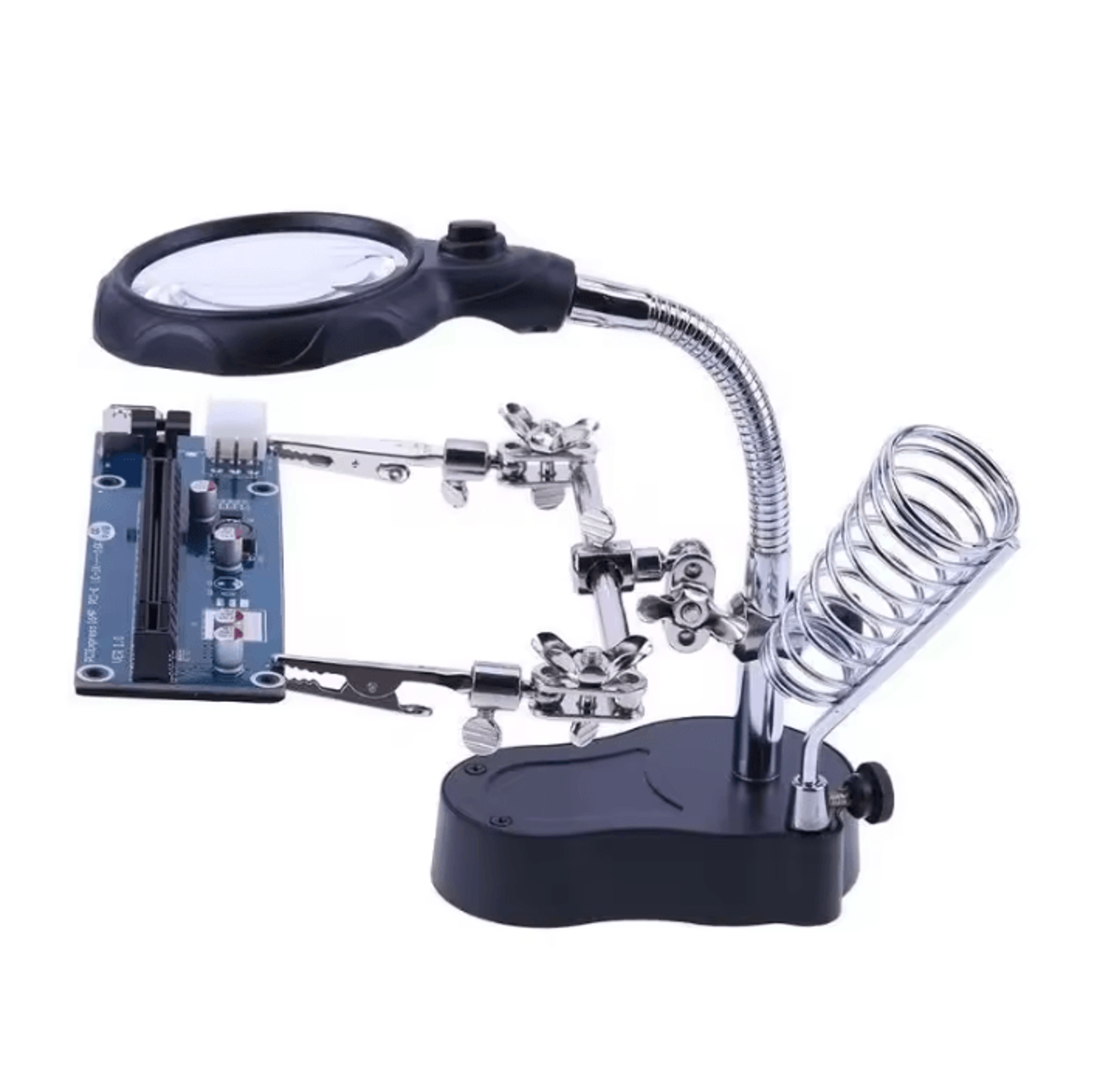 LED Magnifying Glass Soldering And Repair Workstation 3