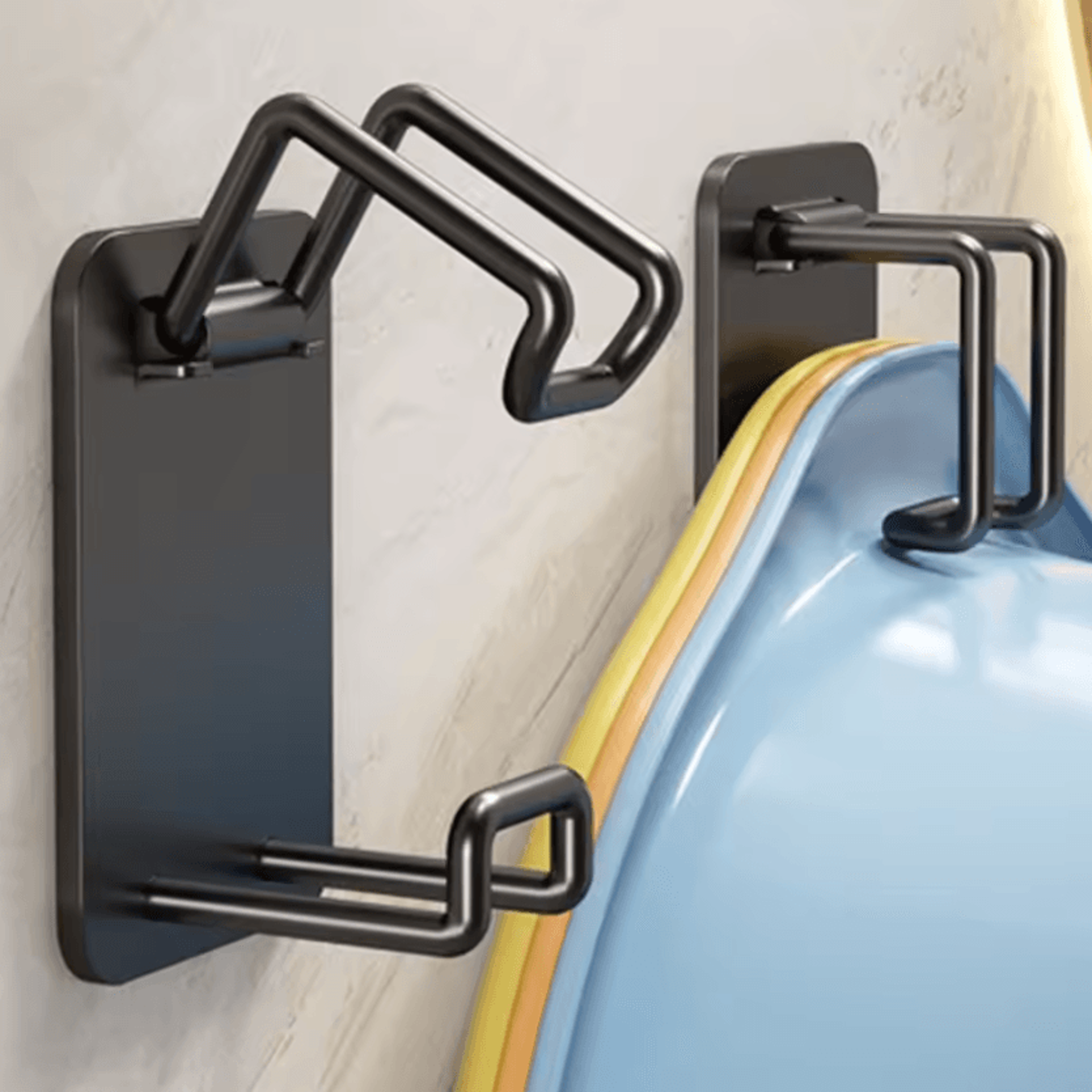 Wall Mounted Wash Basin Holder For SpaceSaving Storage 0